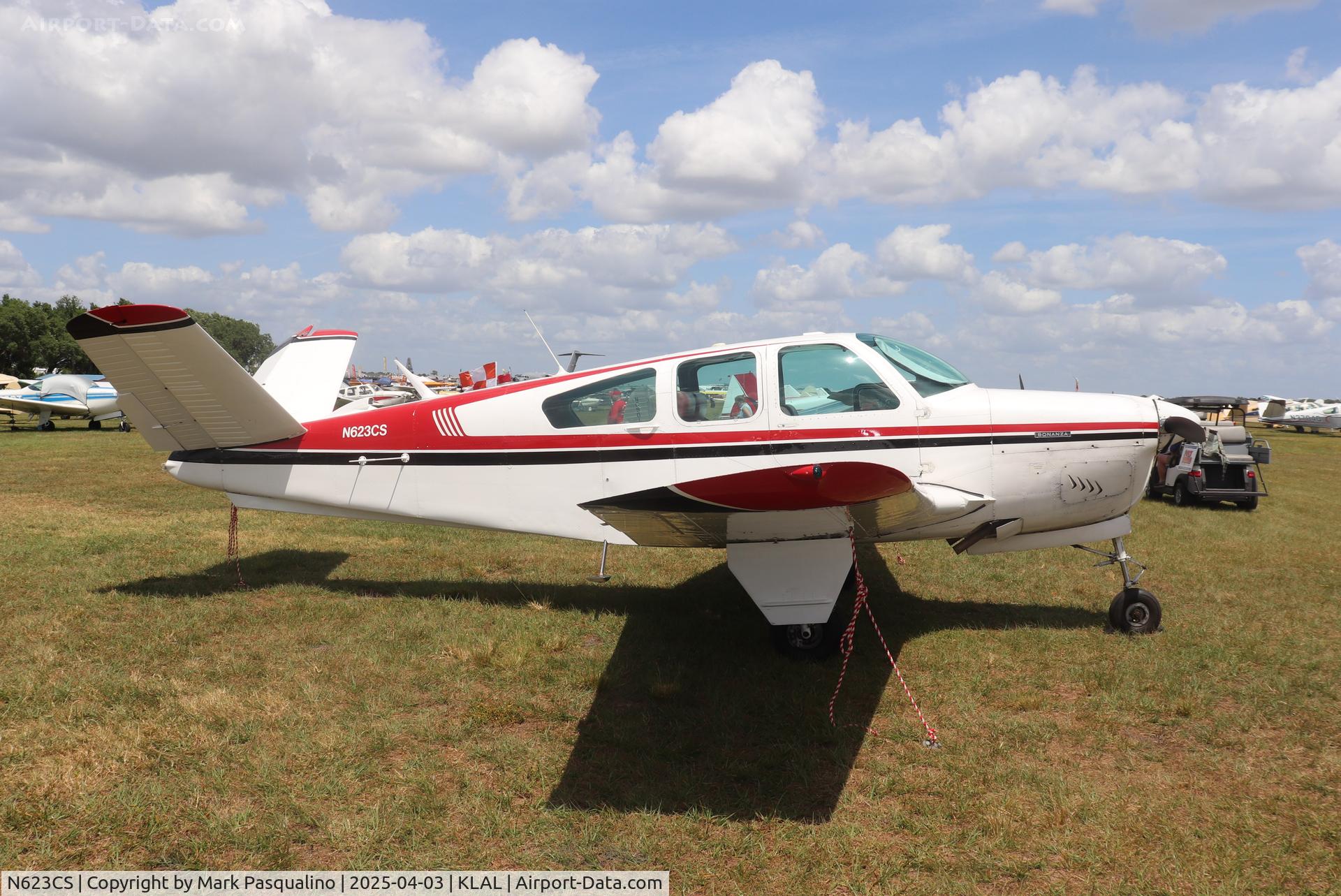 N623CS, 1960 Beech M35 Bonanza C/N D-6360, Beech M35