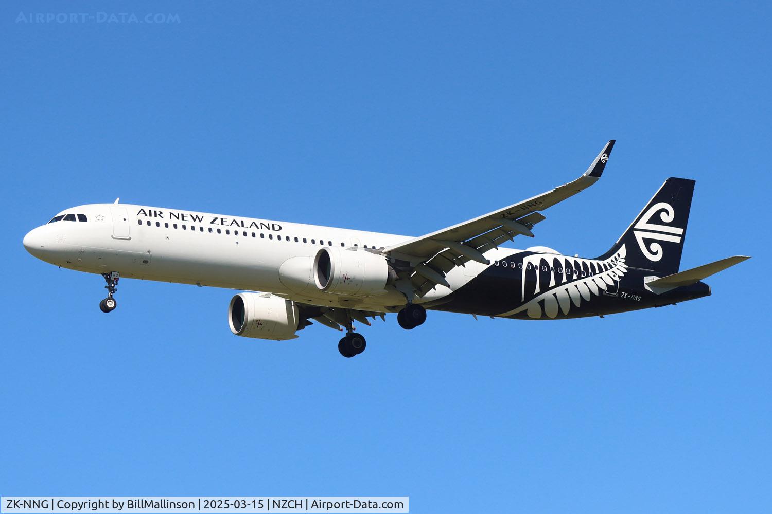 ZK-NNG, 2019 Airbus A321-271NX C/N 8908, NZ214 from MEL