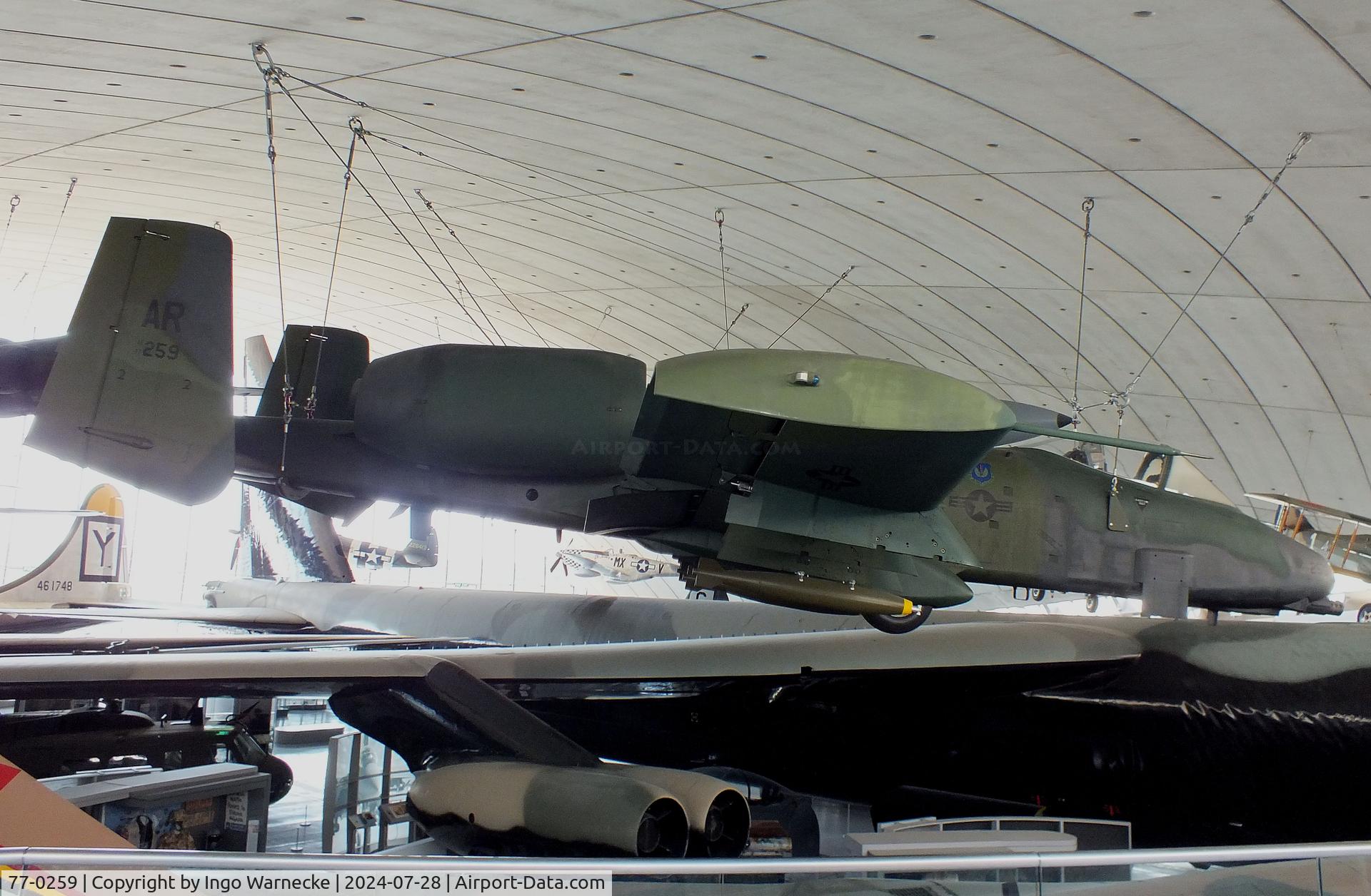 77-0259, 1977 Fairchild Republic A-10A Thunderbolt II C/N A10-0184, Fairchild A-10A Thunderbolt II at the IWM and other collections / American Air Museum, Duxford