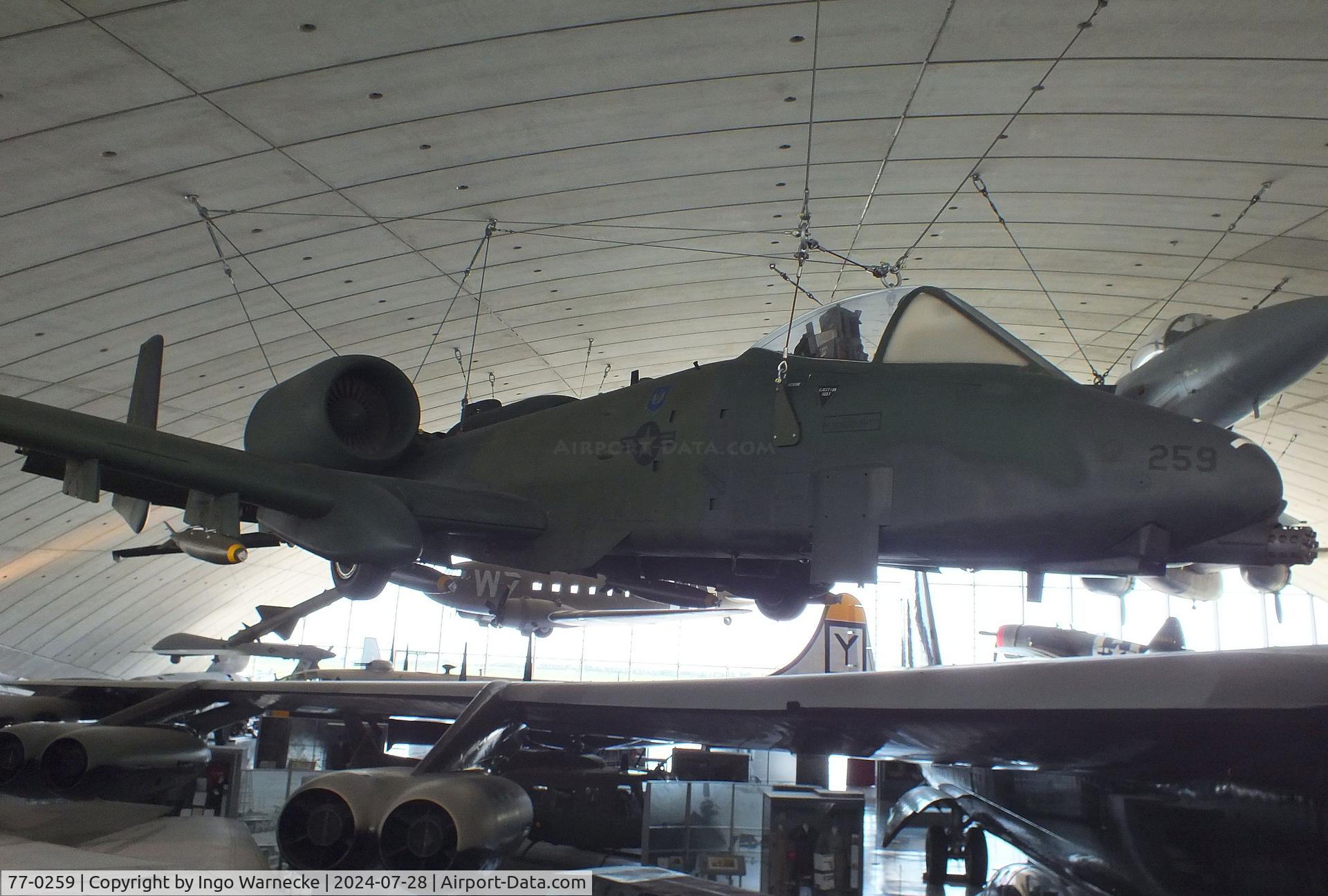 77-0259, 1977 Fairchild Republic A-10A Thunderbolt II C/N A10-0184, Fairchild A-10A Thunderbolt II at the IWM and other collections / American Air Museum, Duxford