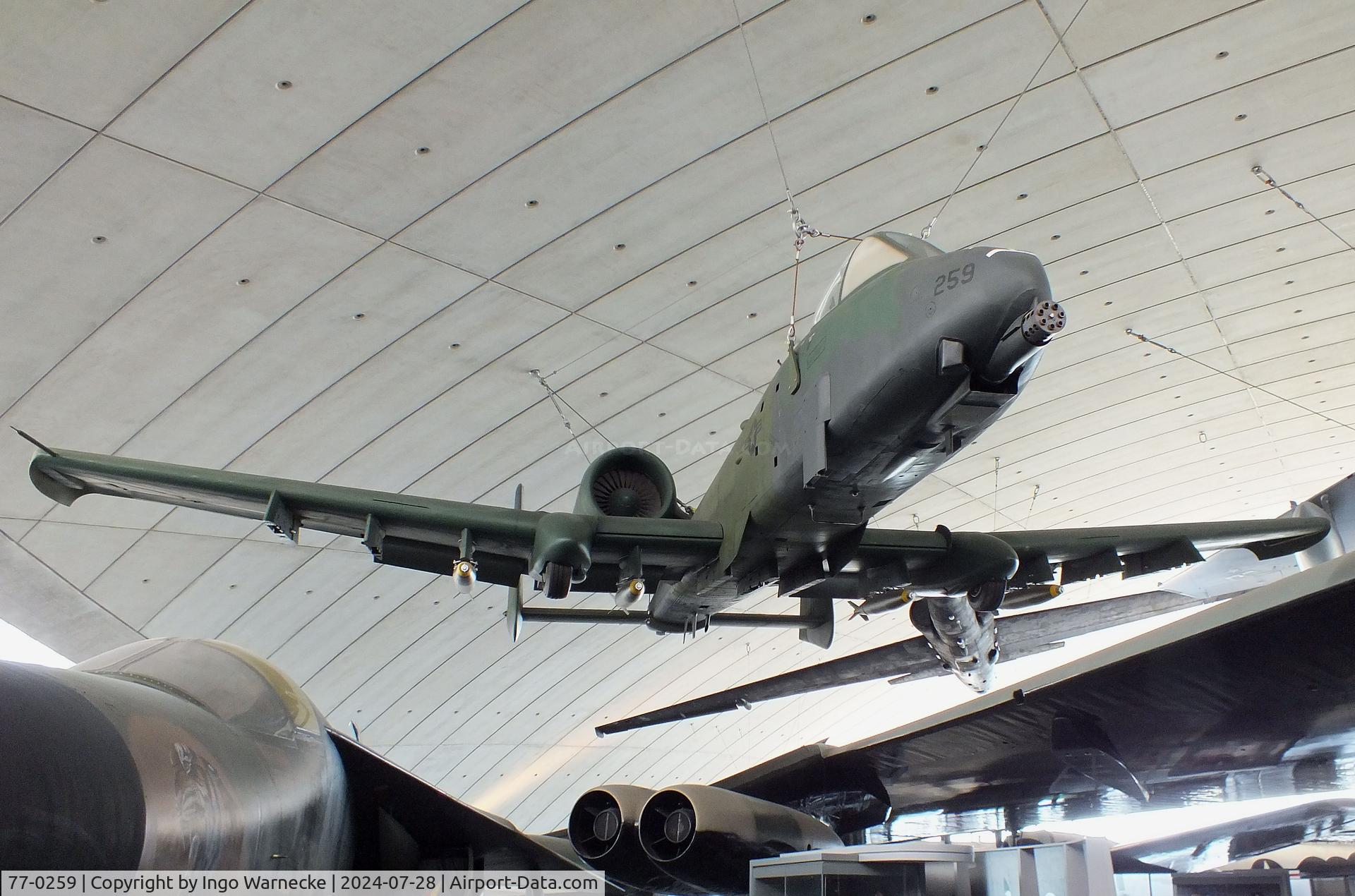 77-0259, 1977 Fairchild Republic A-10A Thunderbolt II C/N A10-0184, Fairchild A-10A Thunderbolt II at the IWM and other collections / American Air Museum, Duxford