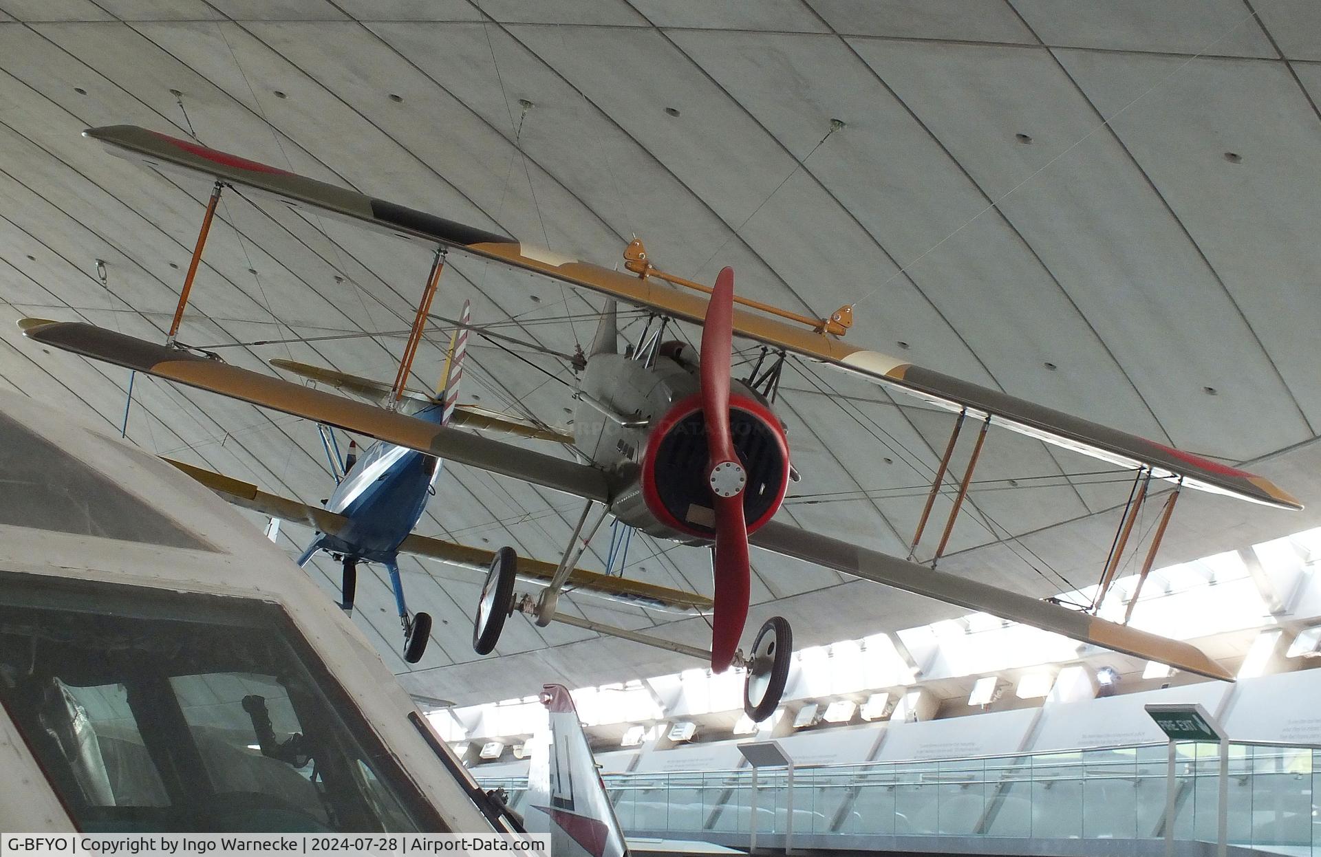 G-BFYO, 1978 SPAD S-XIII Replica C/N 0035, SPAD XIII replica at the IWM and other collections / American Air Museum, Duxford