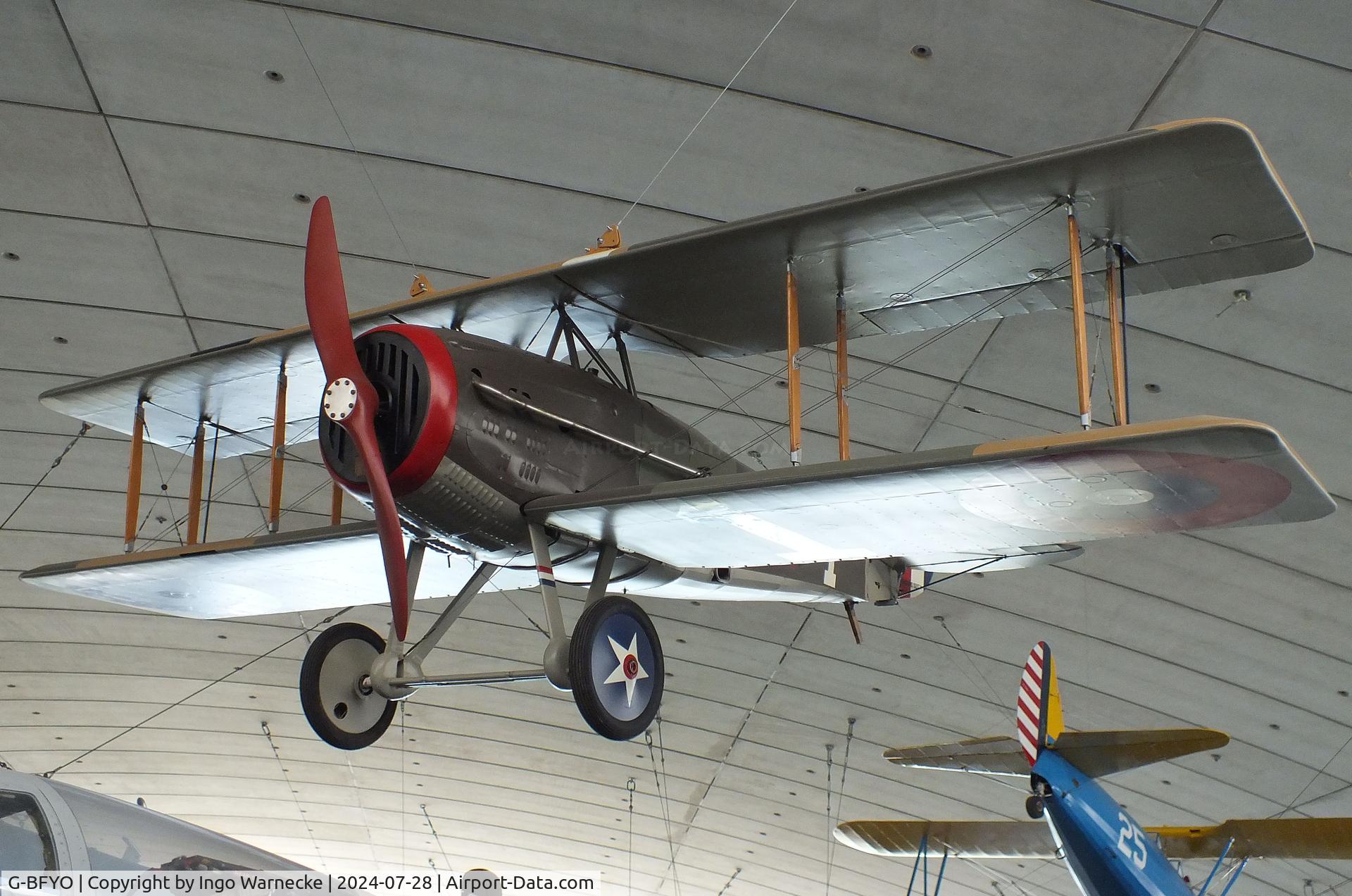 G-BFYO, 1978 SPAD S-XIII Replica C/N 0035, SPAD XIII replica at the IWM and other collections / American Air Museum, Duxford