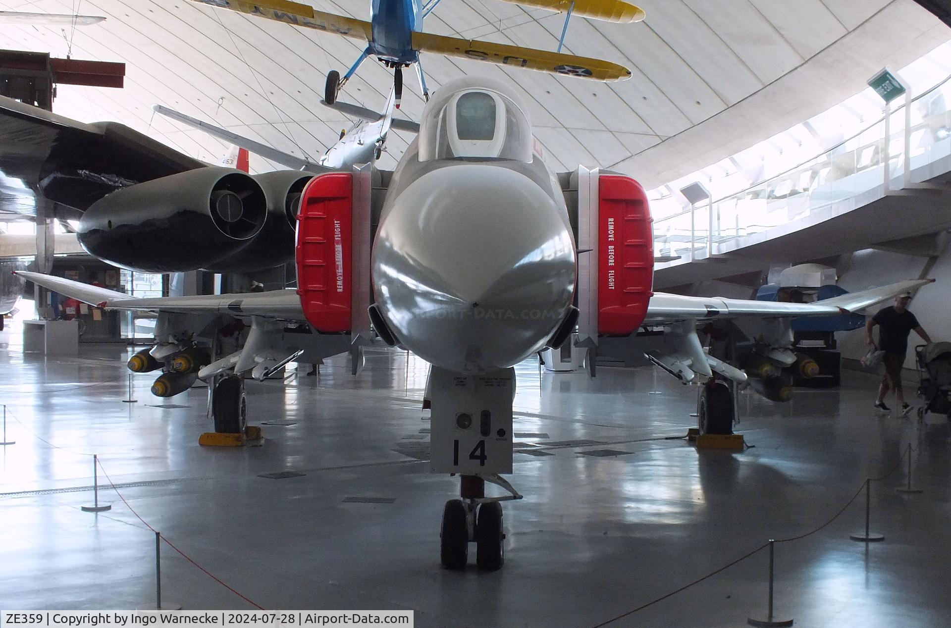 ZE359, McDonnell Douglas F-4J(UK) Phantom II C/N 2746, McDonnell Douglas F-4J Phantom II at the IWM and other collections / American Air Museum, Duxford