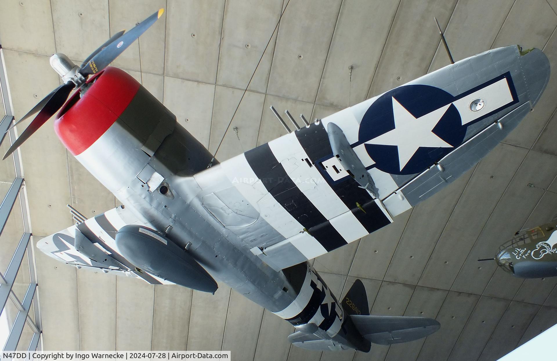 N47DD, 1945 Republic P-47D Thunderbolt C/N 399-55731, Republic P-47D Thunderbolt at the IWM and other collections / American Air Museum, Duxford