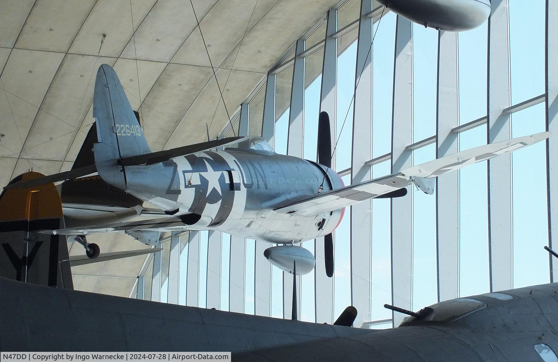 N47DD, 1945 Republic P-47D Thunderbolt C/N 399-55731, Republic P-47D Thunderbolt at the IWM and other collections / American Air Museum, Duxford