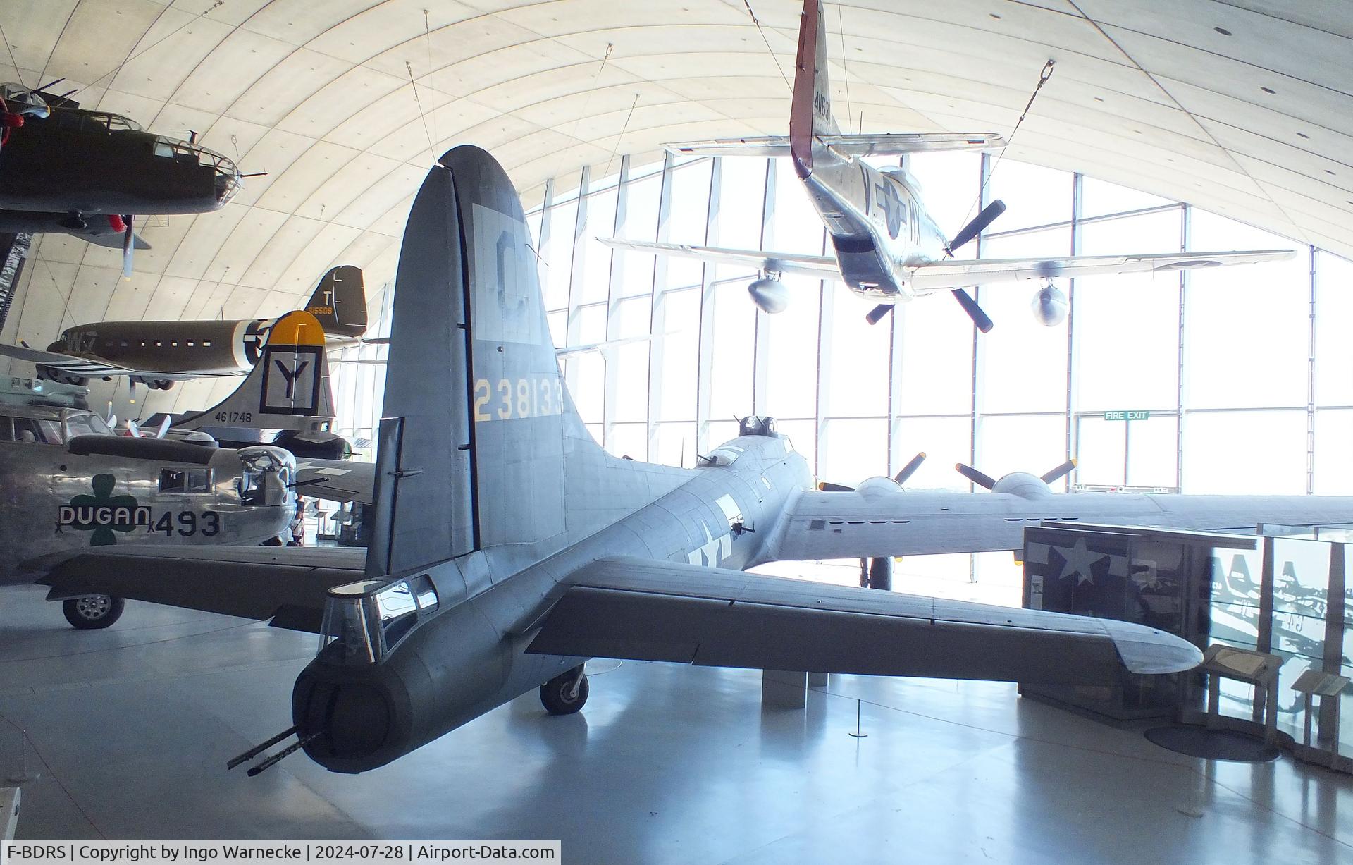 F-BDRS, 1942 Boeing B-17G Flying Fortress C/N 32376, Boeing B-17G Flying Fortress at the IWM and other collections / American Air Museum, Duxford