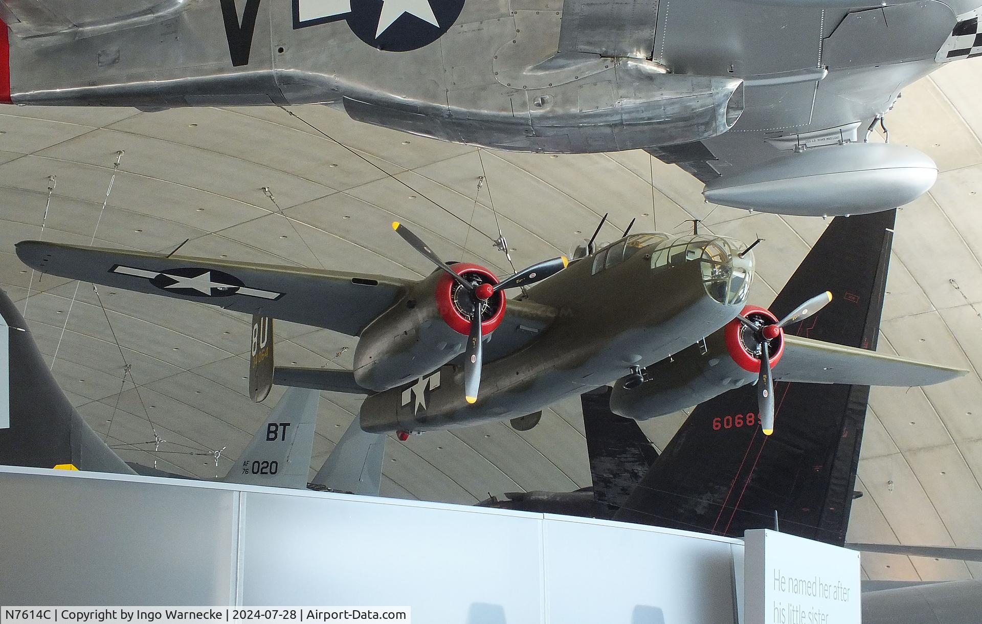N7614C, 1944 North American B-25J Mitchell C/N 108-37246, North American B-25J Mitchell at the American Air Museum in Britain, Duxford