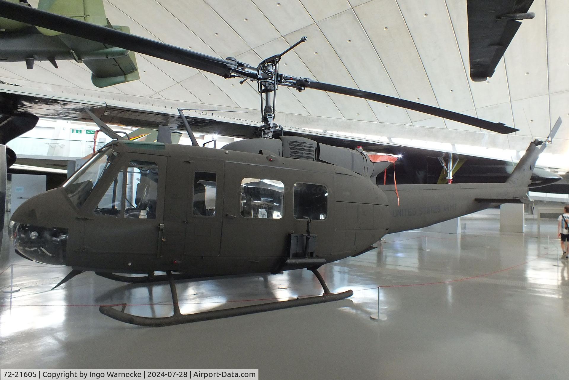 72-21605, 1972 Bell UH-1H Iroquois C/N 13304, Bell UH-1H Iroquois at the IWM and other collections / American Air Museum, Duxford