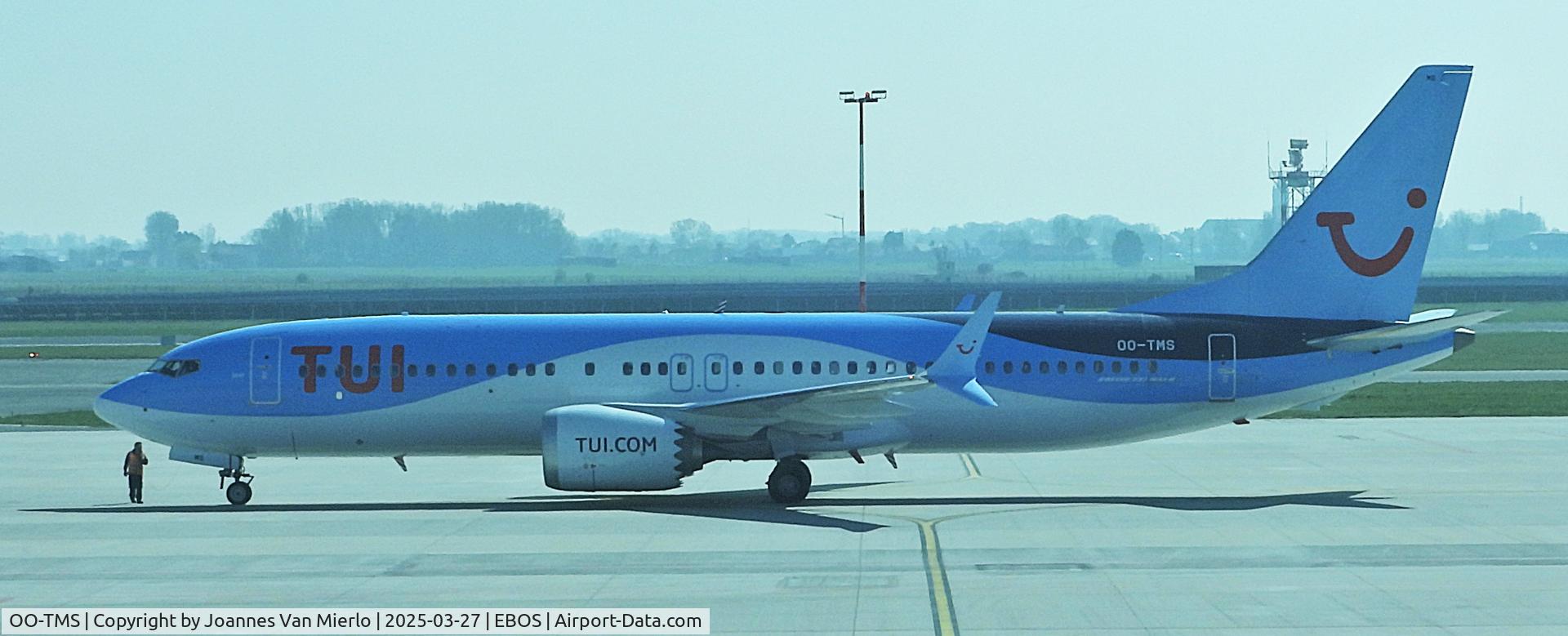 OO-TMS, 2024 Boeing 737-8 MAX C/N 44631, Ostend