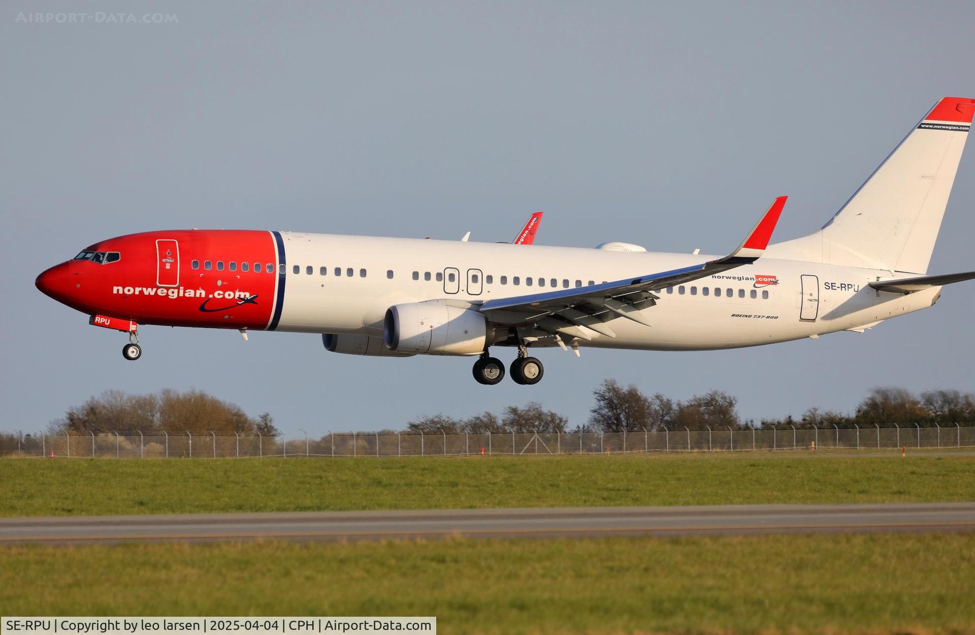 SE-RPU, 2015 Boeing 737-8JP C/N 42078, Copenhagen 4.4.2025