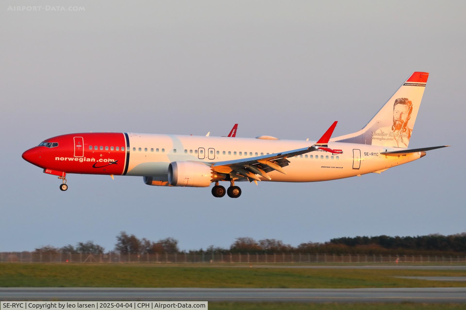 SE-RYC, 2018 Boeing 737-8 MAX C/N 63971, Copenhagen 4.4.2025