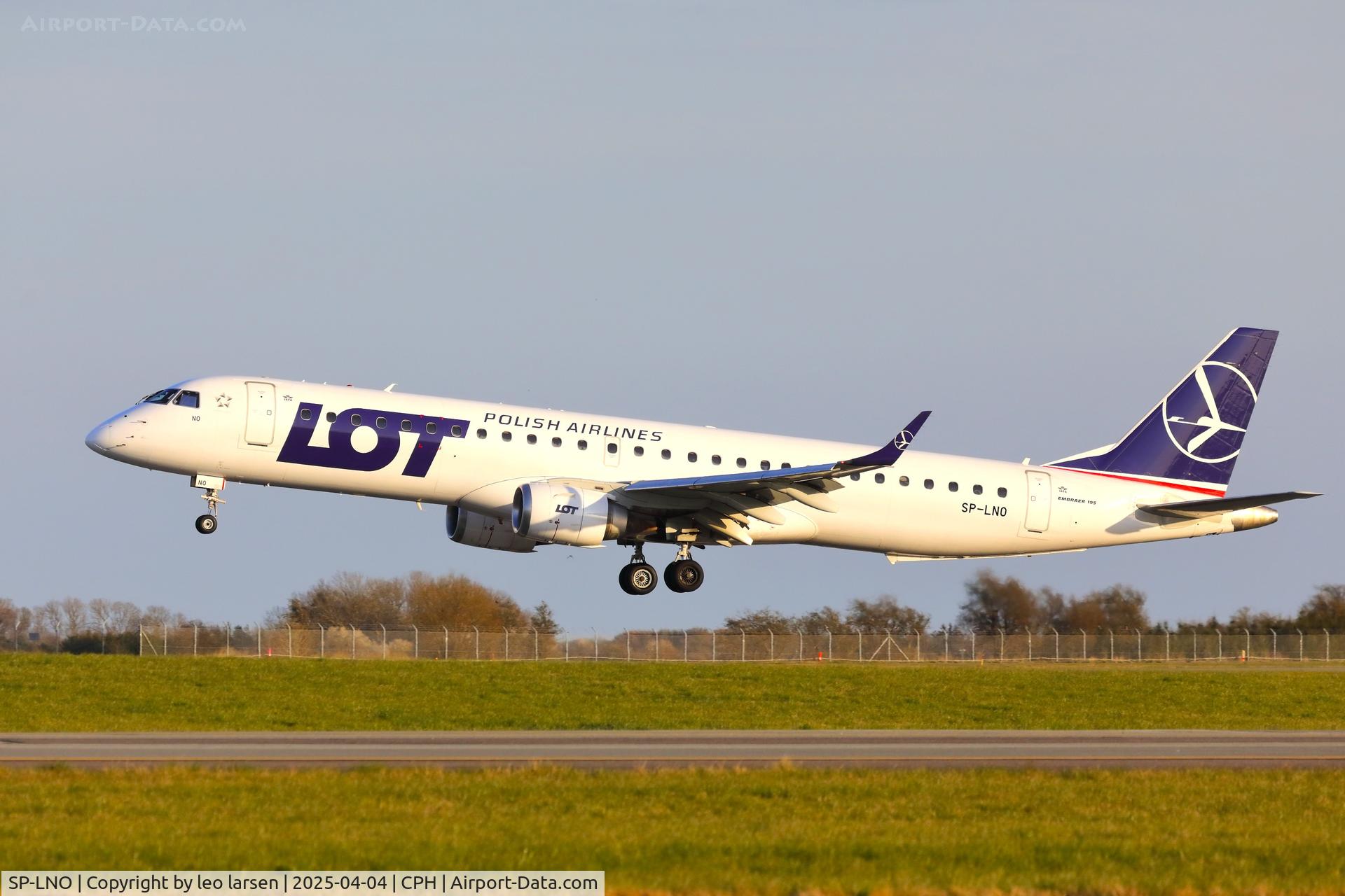 SP-LNO, 2007 Embraer 195LR (ERJ-190-200LR) C/N 19000084, Copenhagen 4.4.2025