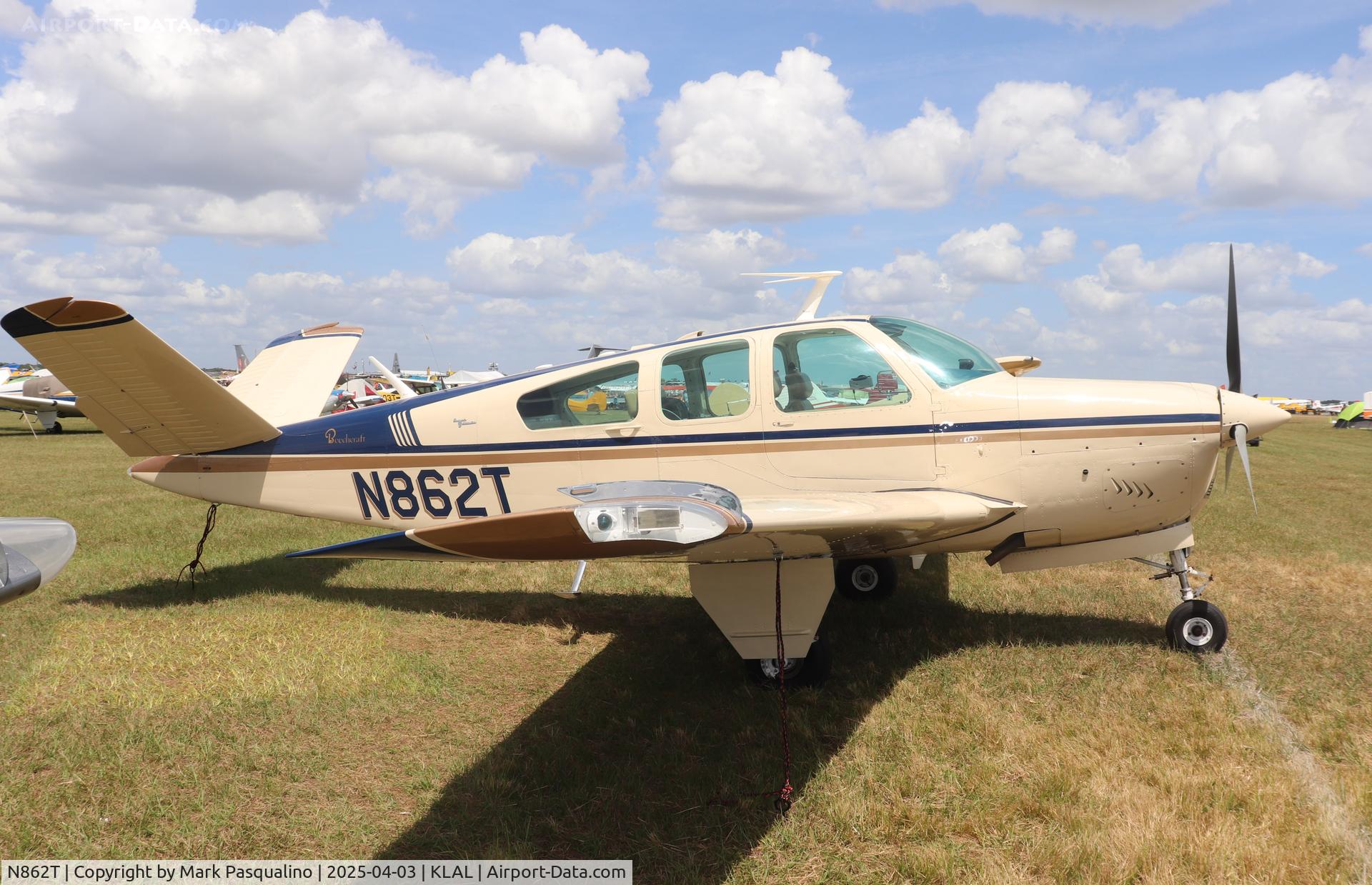 N862T, 1964 Beech S35 Bonanza C/N D-7524, Beech S35