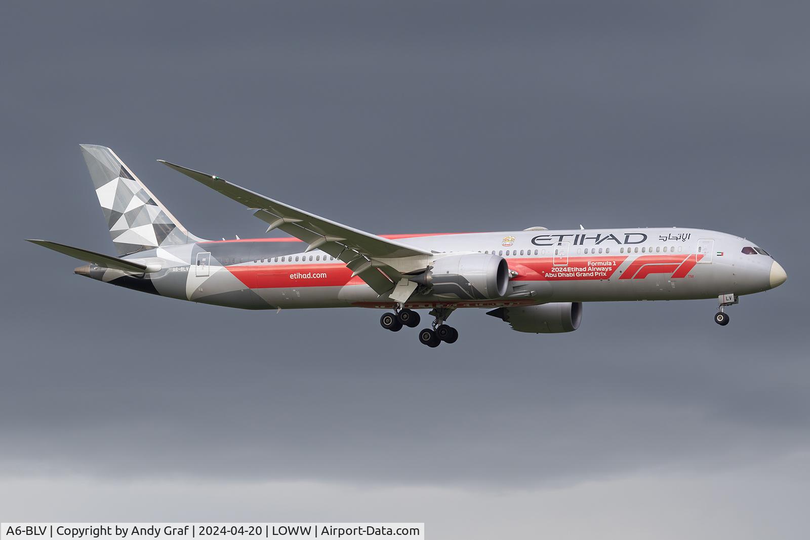 A6-BLV, 2018 Boeing 787-9 Dreamliner Dreamliner C/N 39676, Ethiad 787-9