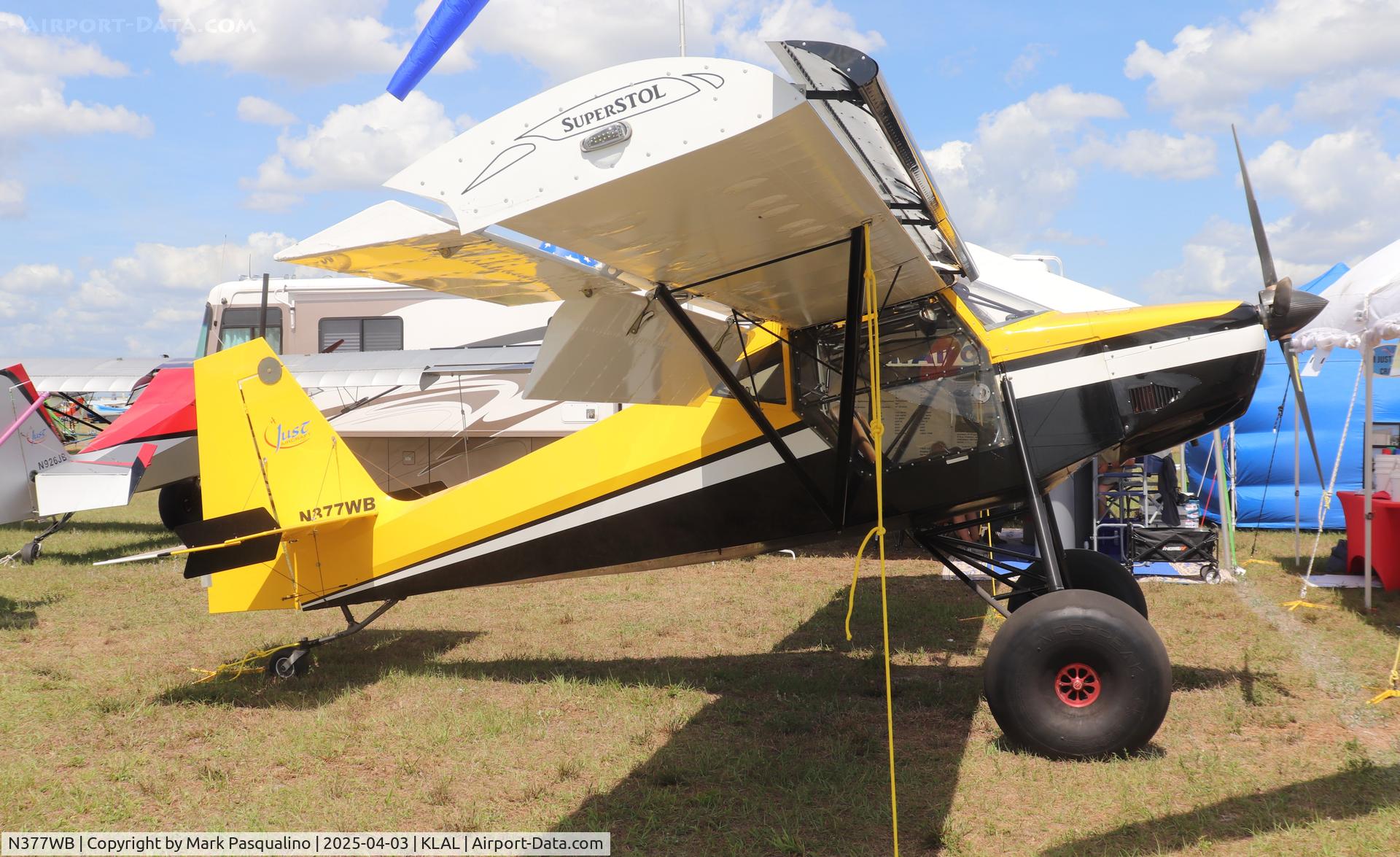 N377WB, 2015 Just Aircraft JA30 Superstol C/N JA449-03-15, Just Aircraft JA30 Superstol