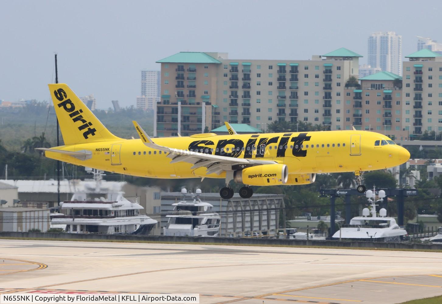 N655NK, 2018 Airbus A320-232 C/N 8376, NKS A320 zx ric-fll