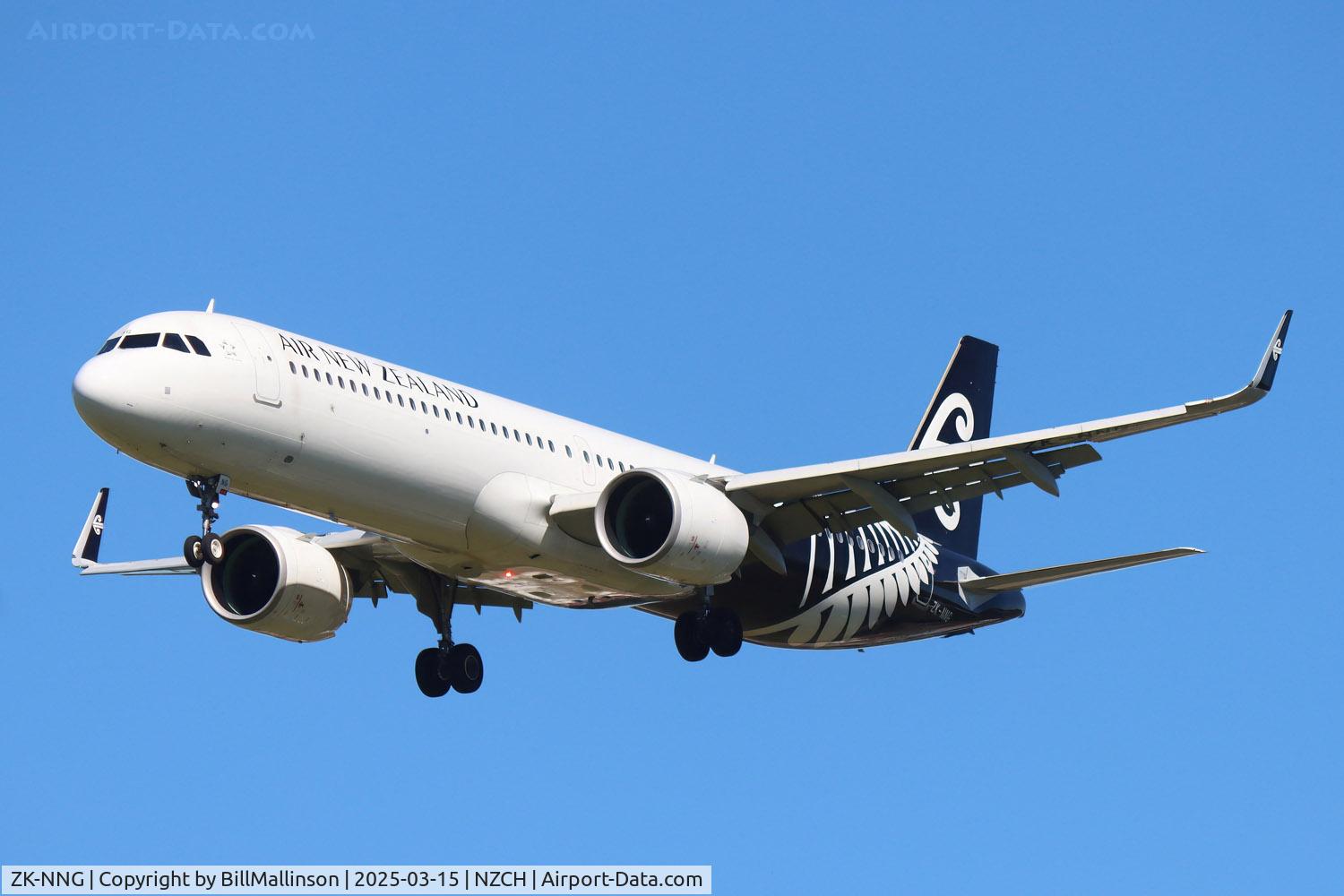 ZK-NNG, 2019 Airbus A321-271NX C/N 8908, NZ214 from MEL