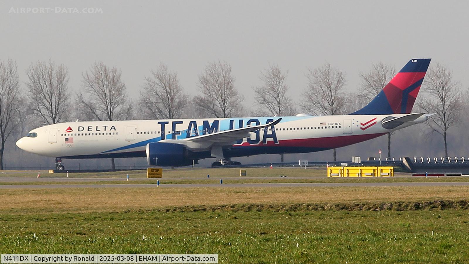 N411DX, 2021 Airbus A330-941 C/N 1991, at eham