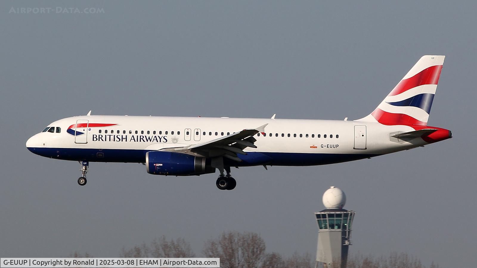 G-EUUP, 2003 Airbus A320-232 C/N 2038, at eham
