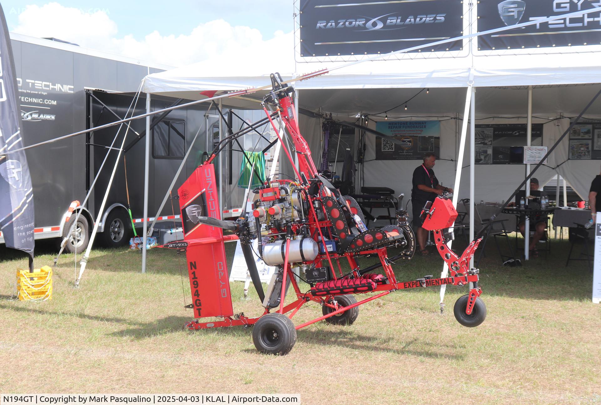 N194GT, 2024 Gyro  Technic GT-VX1 C/N VX1-015, Gyro Technic GT-VX1