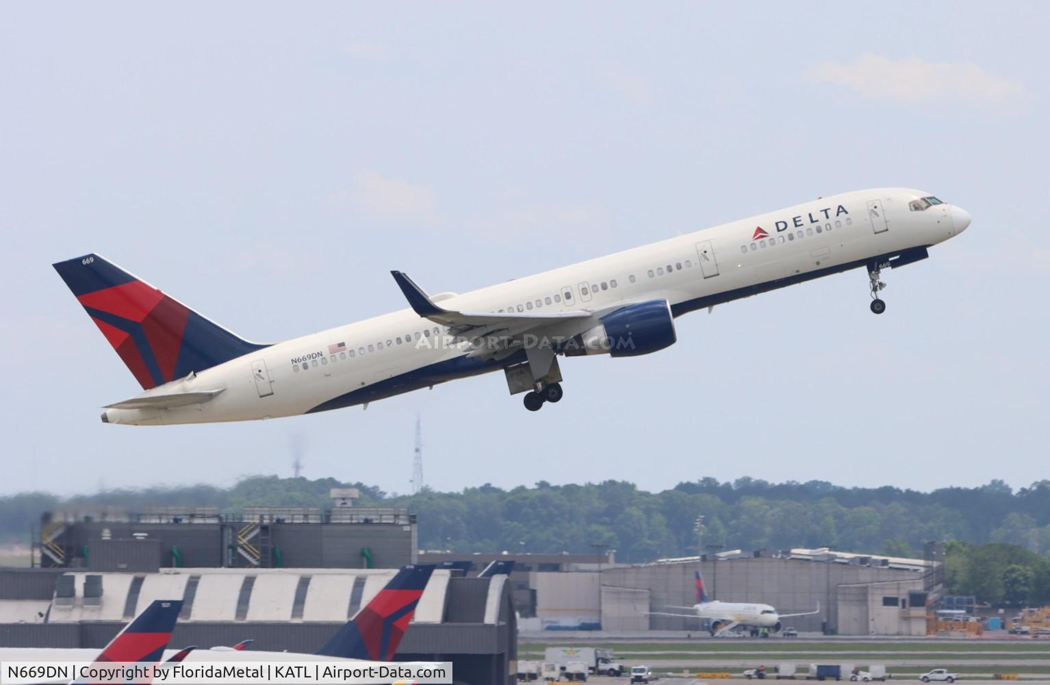 N669DN, 1991 Boeing 757-232 C/N 25142, DAL 752 zx atl-ind