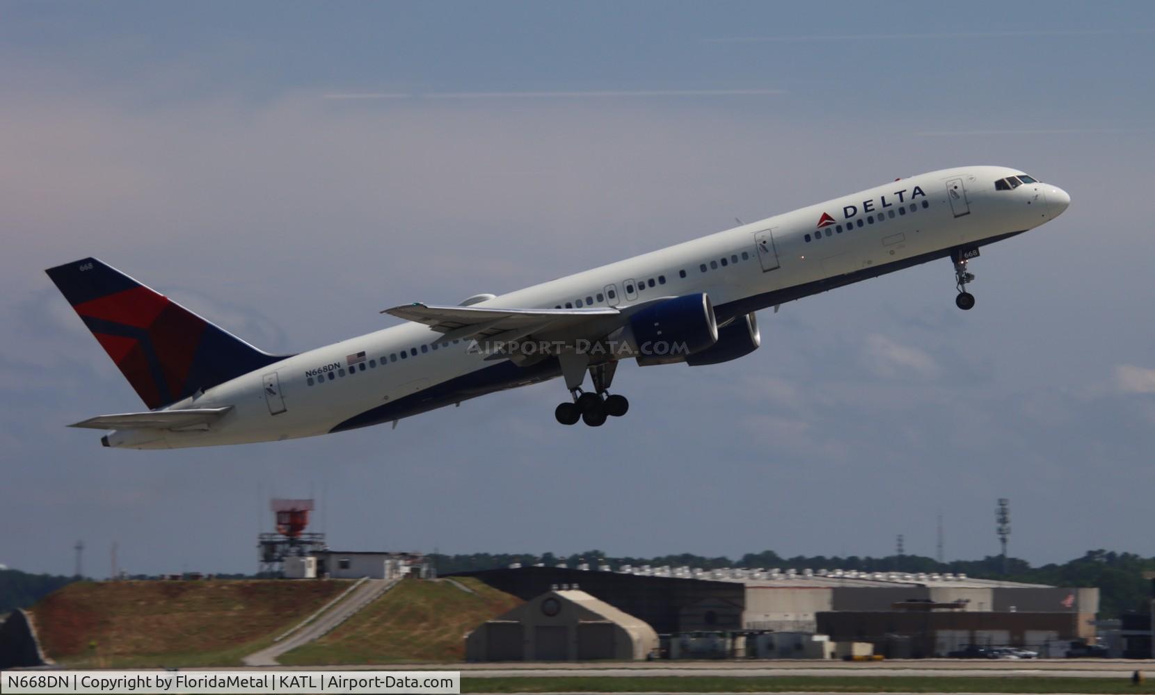 N668DN, 1991 Boeing 757-232 C/N 25141, DAL 752 zx atl-mia