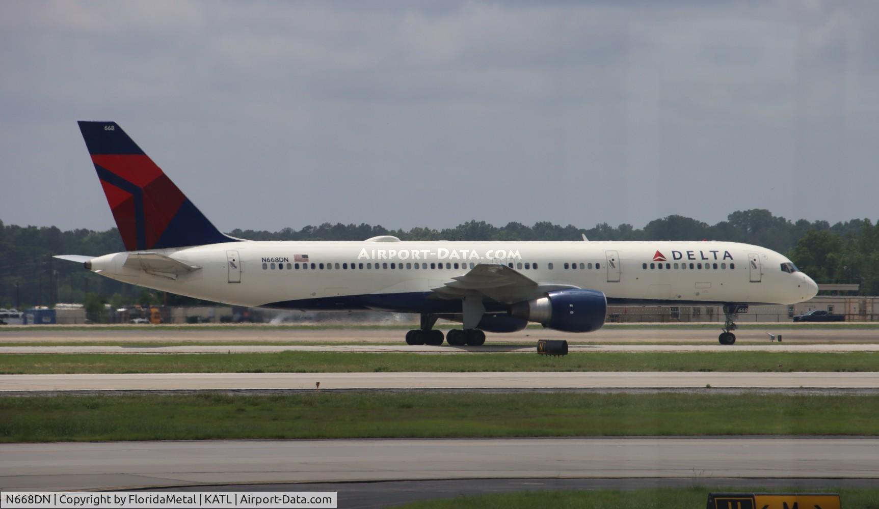 N668DN, 1991 Boeing 757-232 C/N 25141, DAL 752 zx bhm-atl