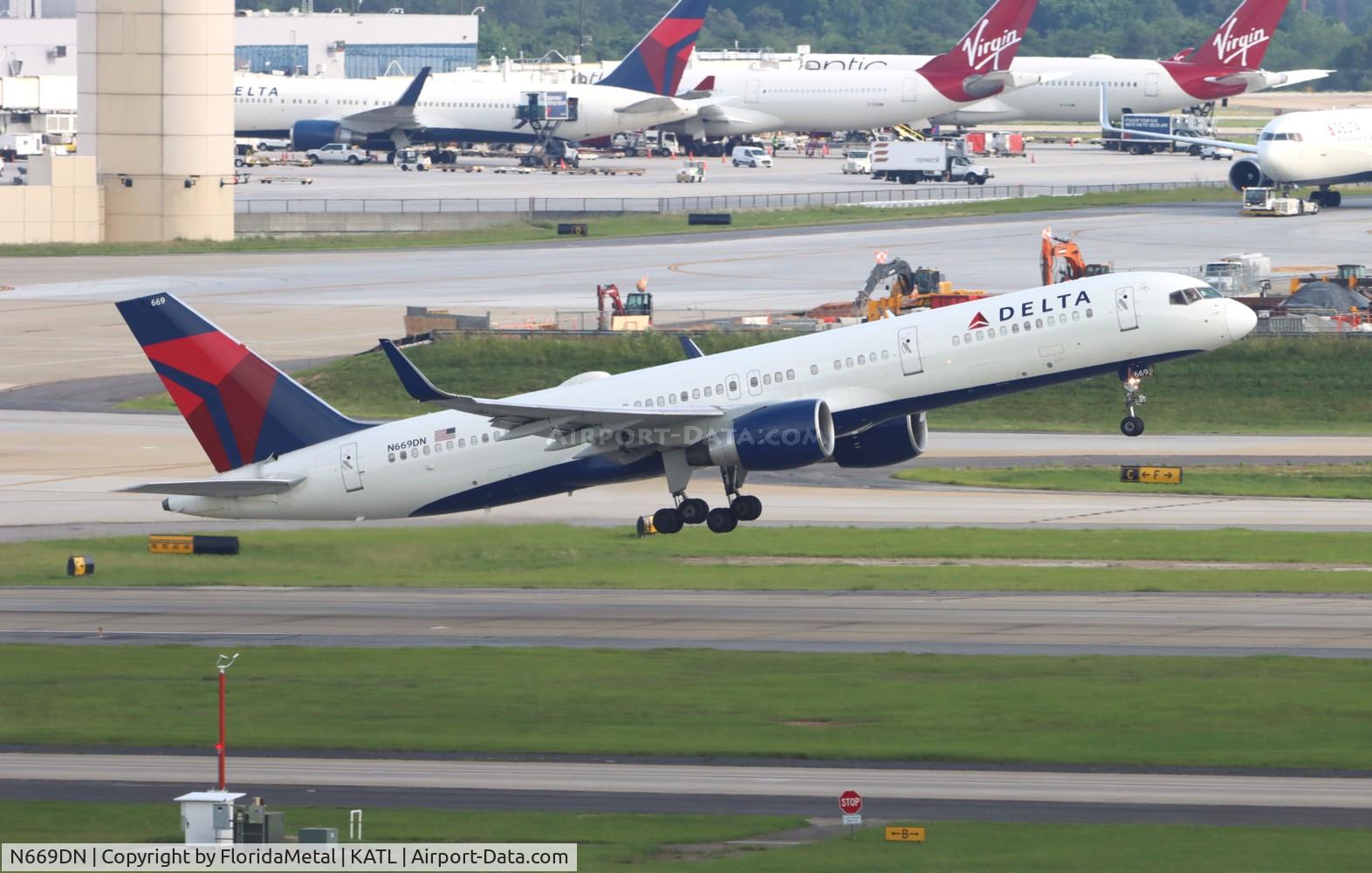 N669DN, 1991 Boeing 757-232 C/N 25142, DAL 752 zx atl-msy