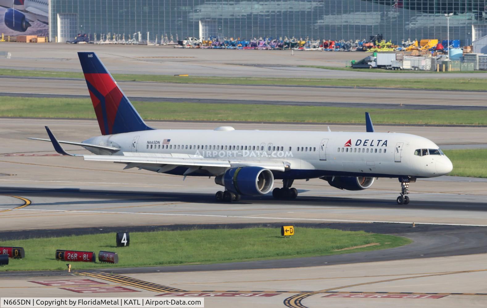 N665DN, 1991 Boeing 757-232 C/N 25013, DAL 752 zx stt,tist-atl