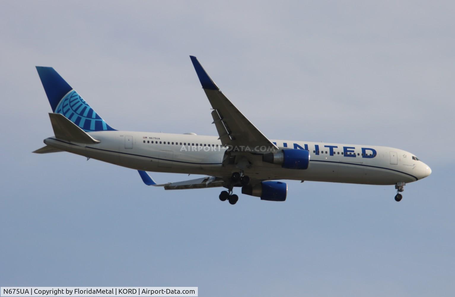 N675UA, 2000 Boeing 767-322 C/N 29243, UAL 763 nc zx lhr, egll-ord