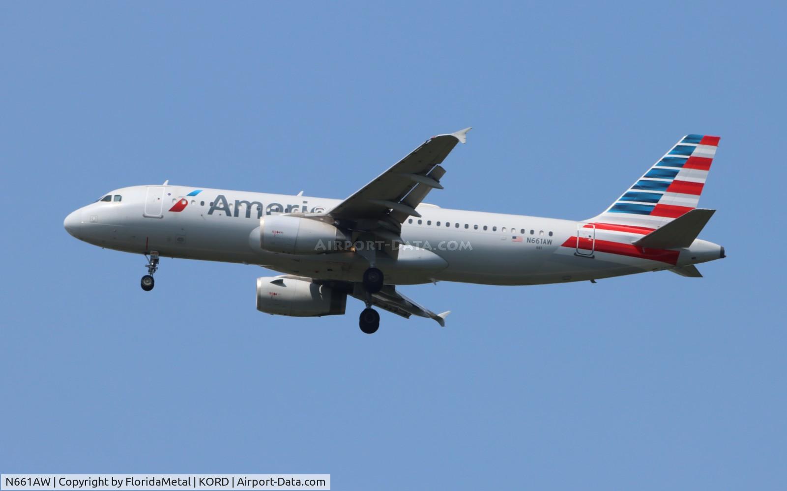 N661AW, 2000 Airbus A320-232 C/N 1284, AAL A320 zx dca-ord