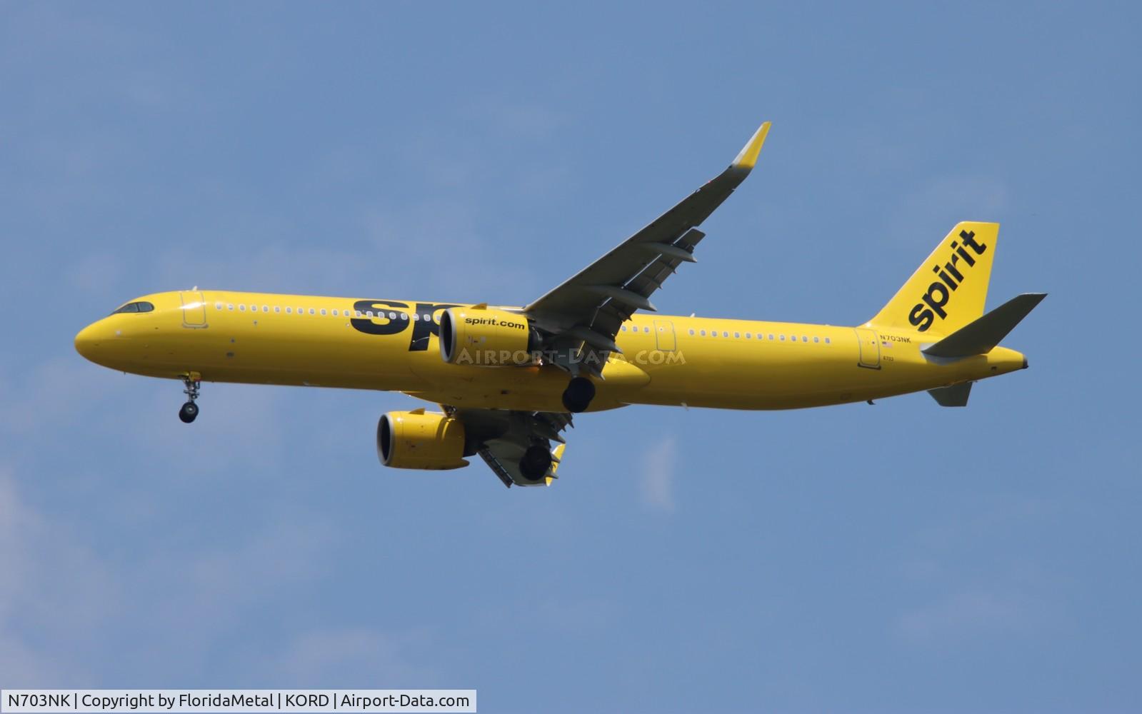 N703NK, 2023 AIRBUS A321-271NX C/N 11383, NKS A321N zx lax-ord