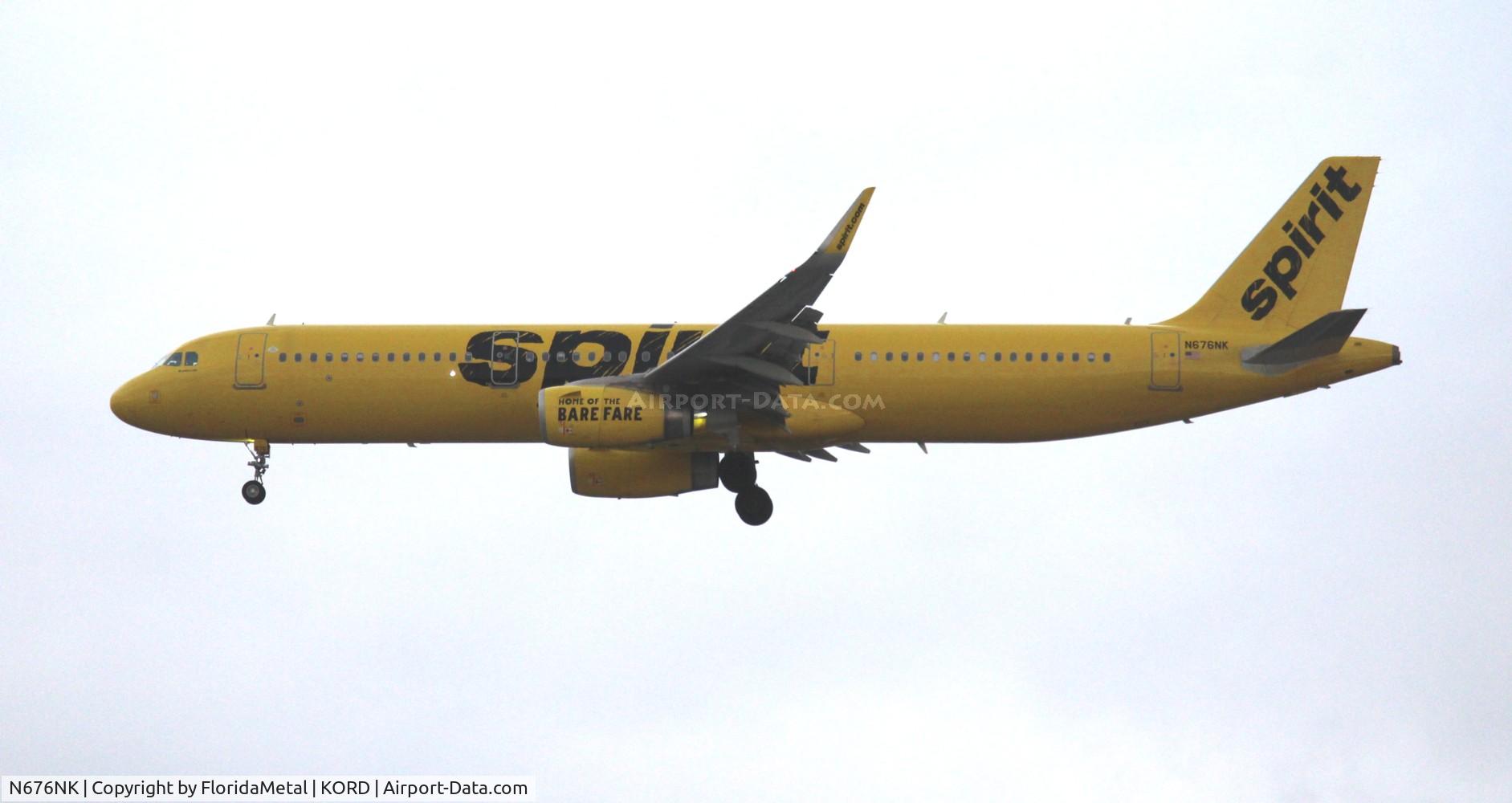 N676NK, 2017 Airbus A321-231 C/N 7734, NKS A321 zx 
