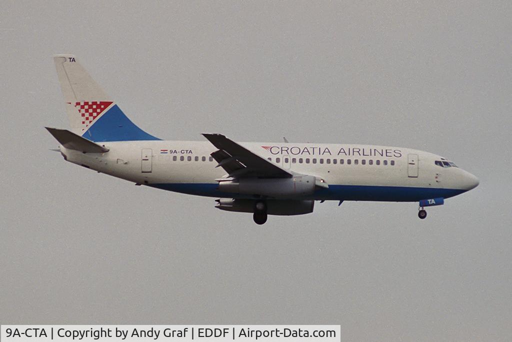 9A-CTA, 1981 Boeing 737-230 C/N 22119, Croatia Airlines 737-200