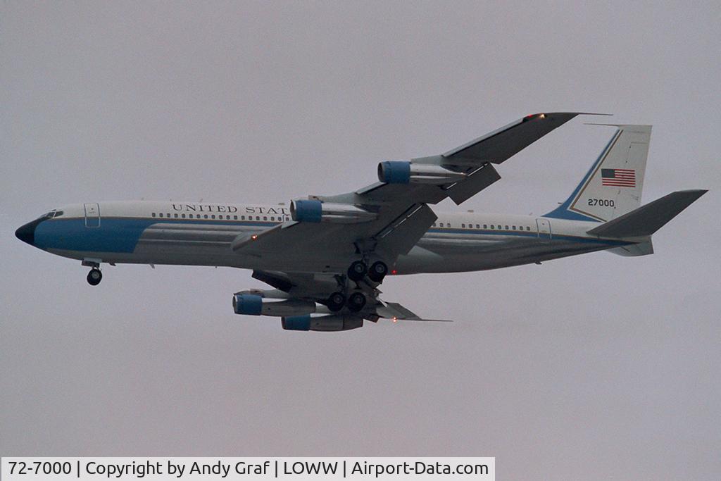 72-7000, 1972 Boeing VC-137C C/N 20630, US Airforce 707-300