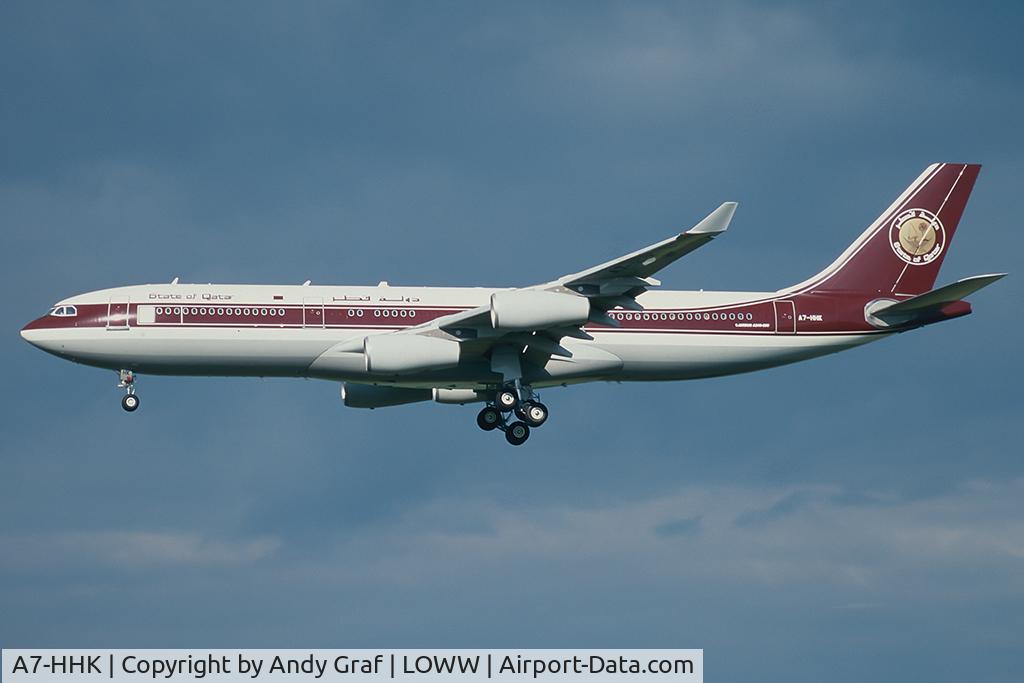 A7-HHK, 1993 Airbus A340-211 C/N 026, Stae of Qatar A340-200
