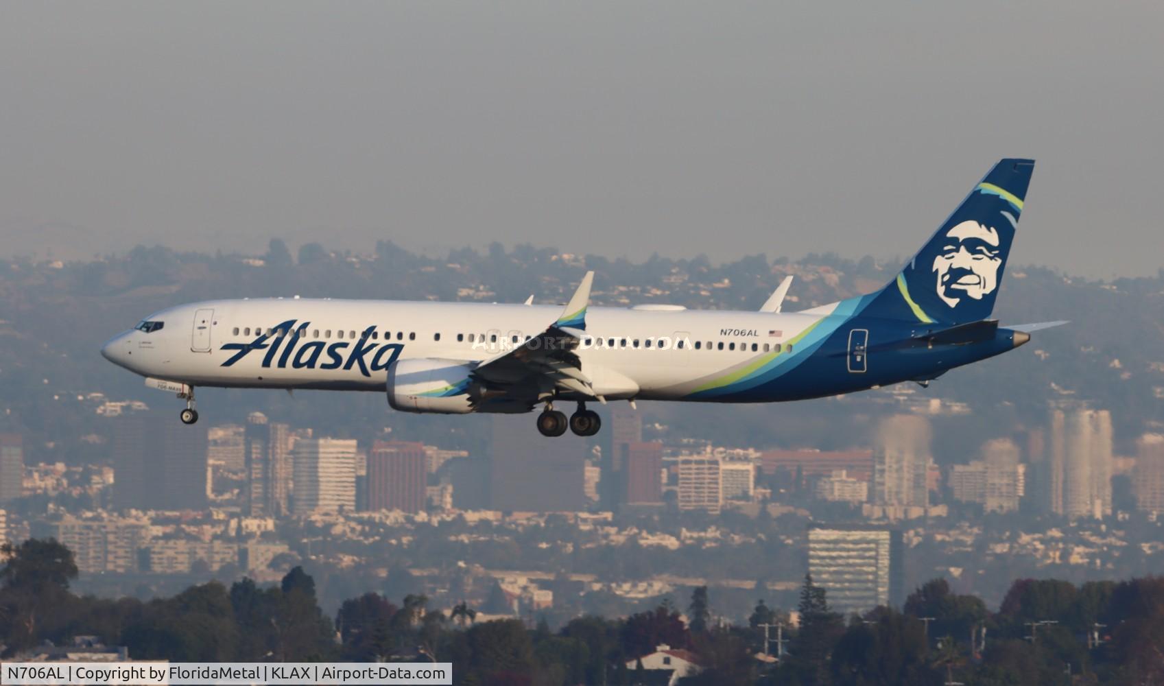 N706AL, 2023 Boeing 737-9 MAX C/N 67502, ASA 739 zx anc-lax