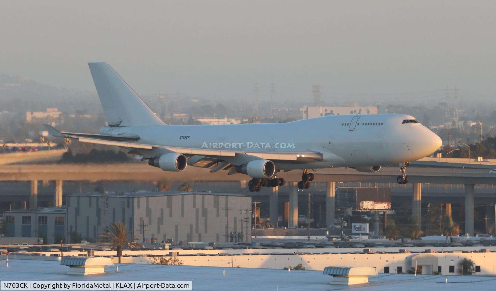 N703CK, 1990 Boeing 747-412/BCF C/N 24226, CKS 747-400F zx swf-lax