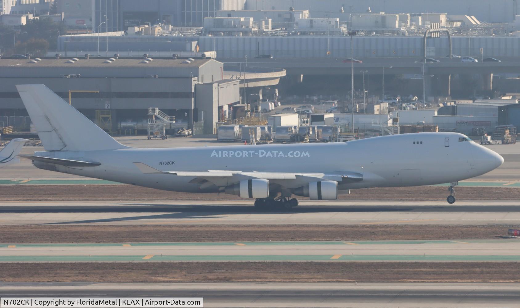 N702CK, 2000 Boeing 747-4B5F/SCD C/N 26411, CKS 747-400F zx nlu, mmsm-lax