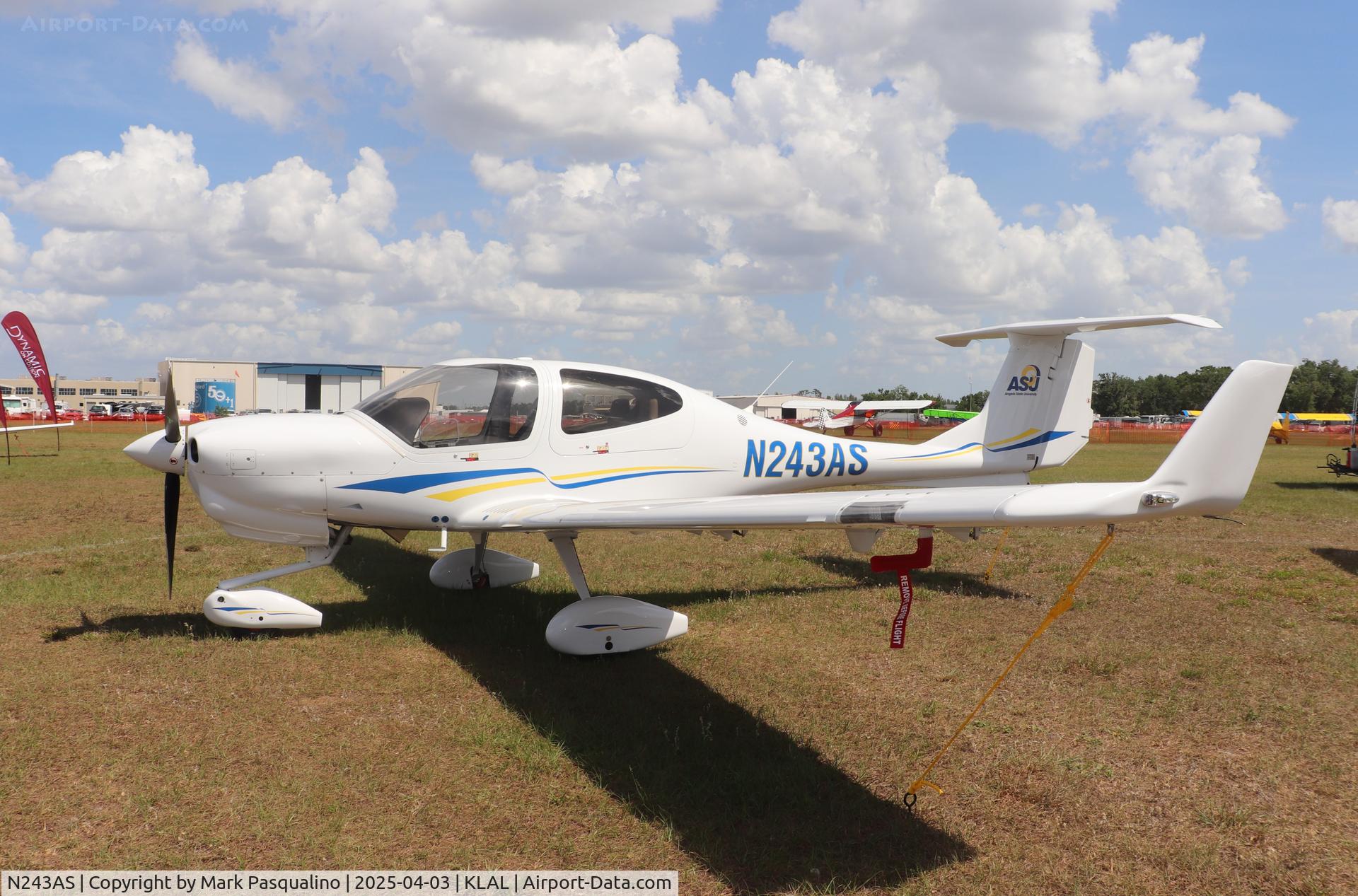 N243AS, 2023 Diamond DA 40 NG C/N 40.NC256, Diamond DA 40 NG