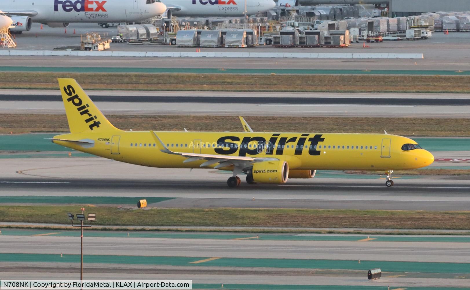 N708NK, 2023 Airbus A321-271NX C/N 11605, NKS A321N zx lax-bna