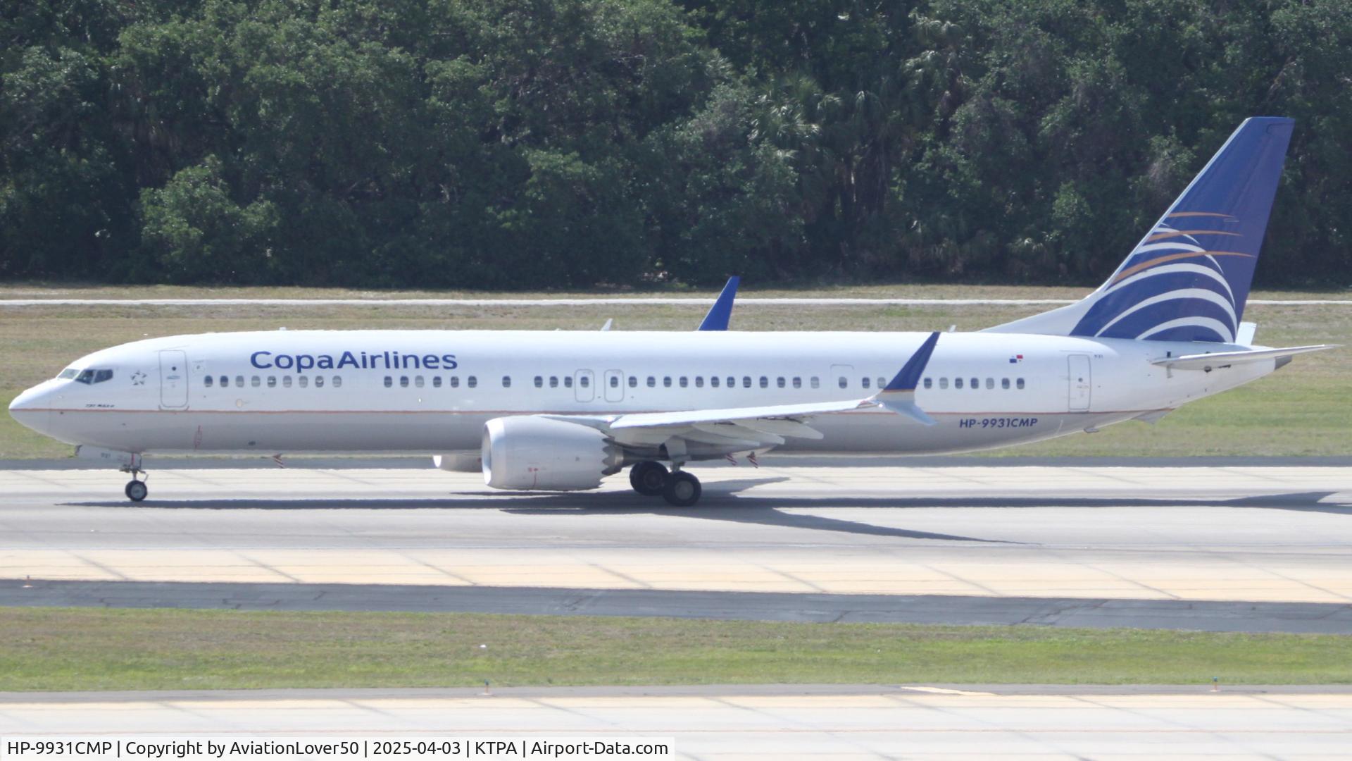 HP-9931CMP, 2024 Boeing 737-9 MAX C/N 62700, Copa MAX 9