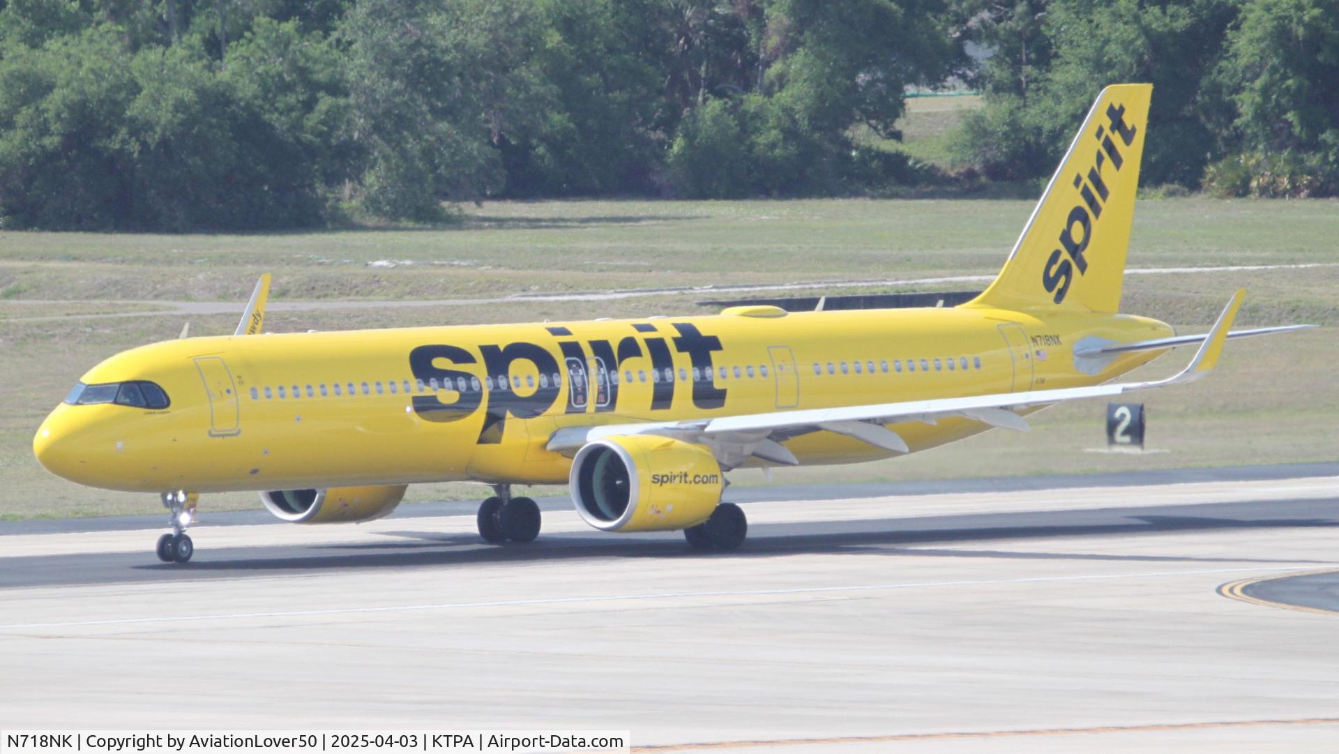 N718NK, 2024 Airbus A321-271NX C/N 11872, Spirit A321neo