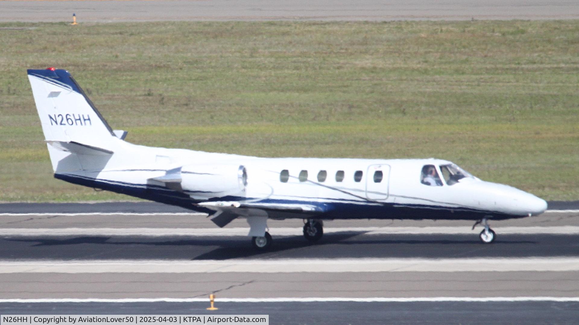 N26HH, 1981 Cessna 550 C/N 550-0316, Citation II