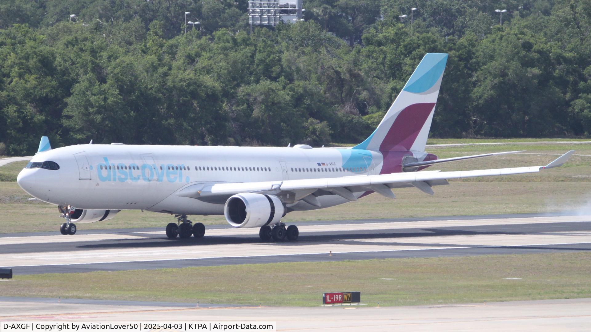 D-AXGF, 2004 Airbus A330-203 C/N 616, Discover A332