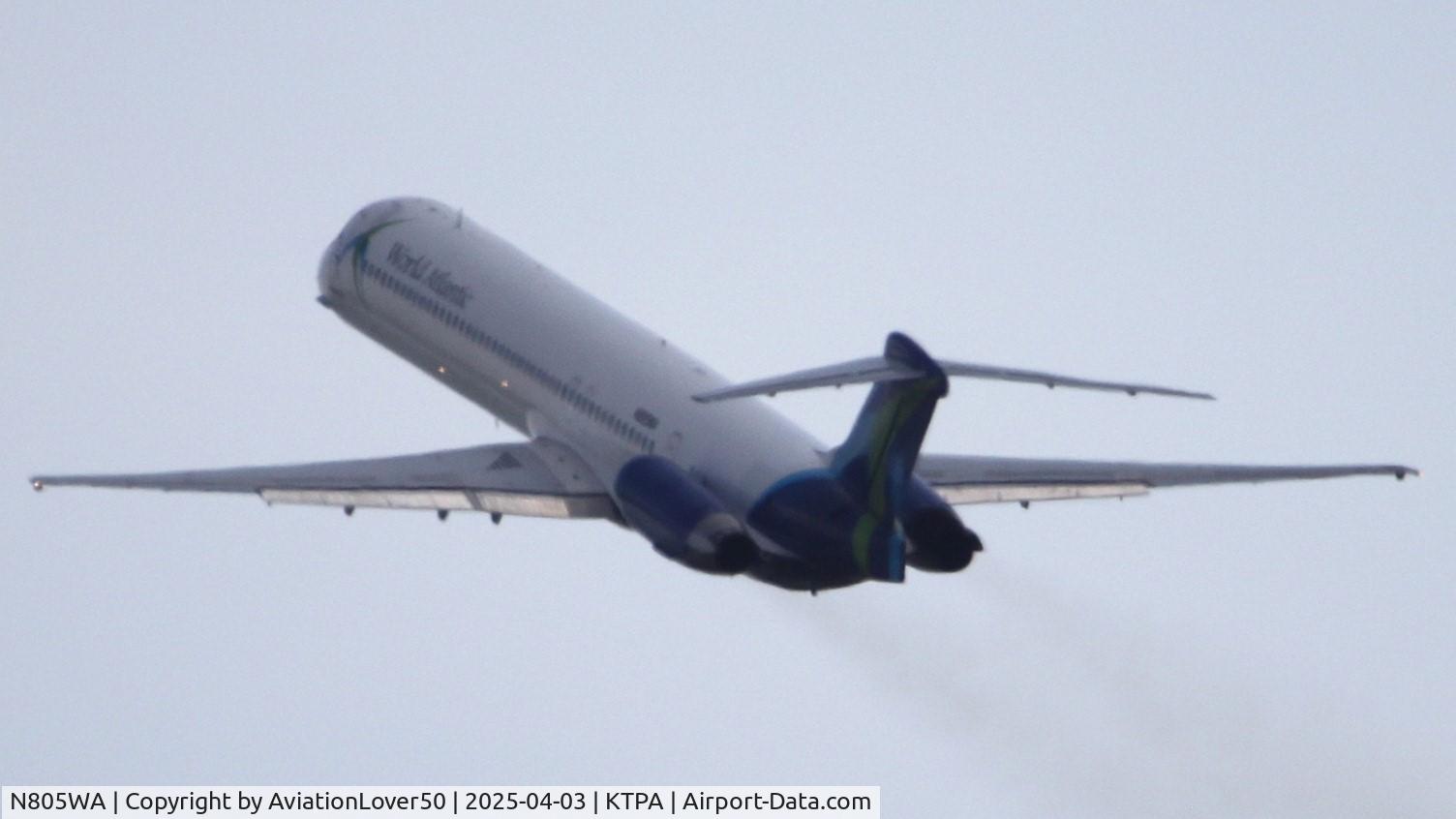 N805WA, 1996 McDonnell Douglas MD-83 (DC-9-83) C/N 53470, World Atlantic MD-83