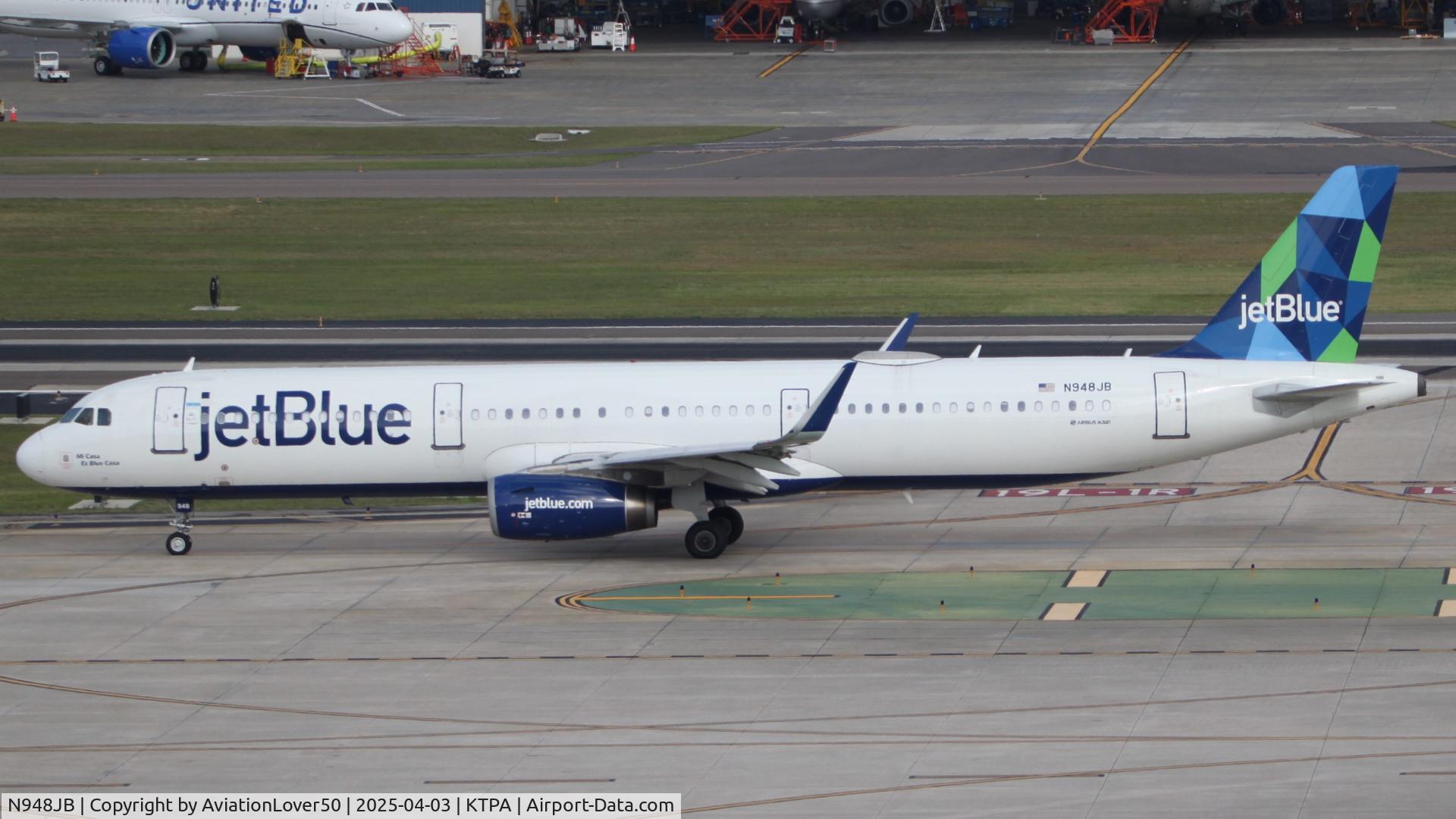 N948JB, 2015 Airbus A321-231 C/N 6560, jetBlue A321