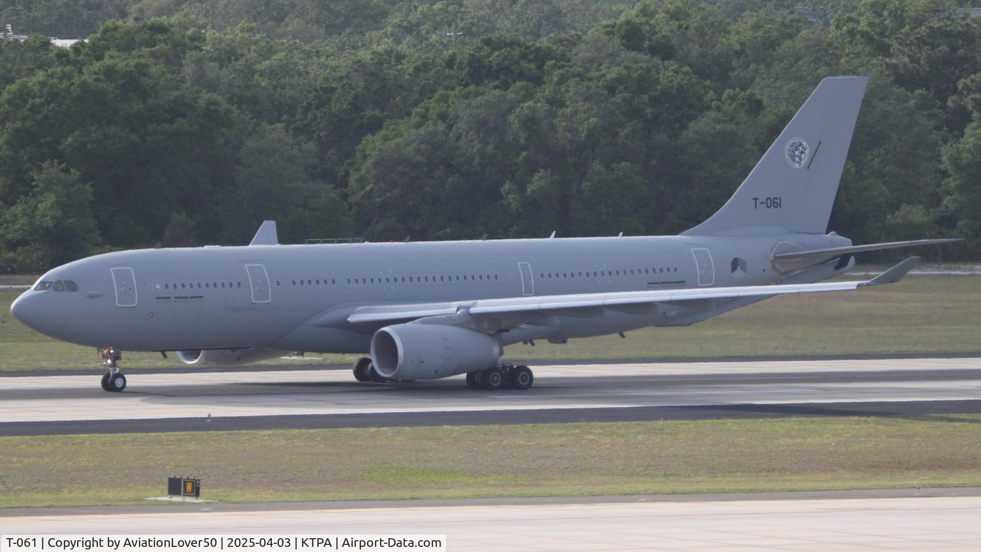 T-061, 2024 Airbus A330-243MRTT C/N 2030, NATO/RNAF A332MRTT