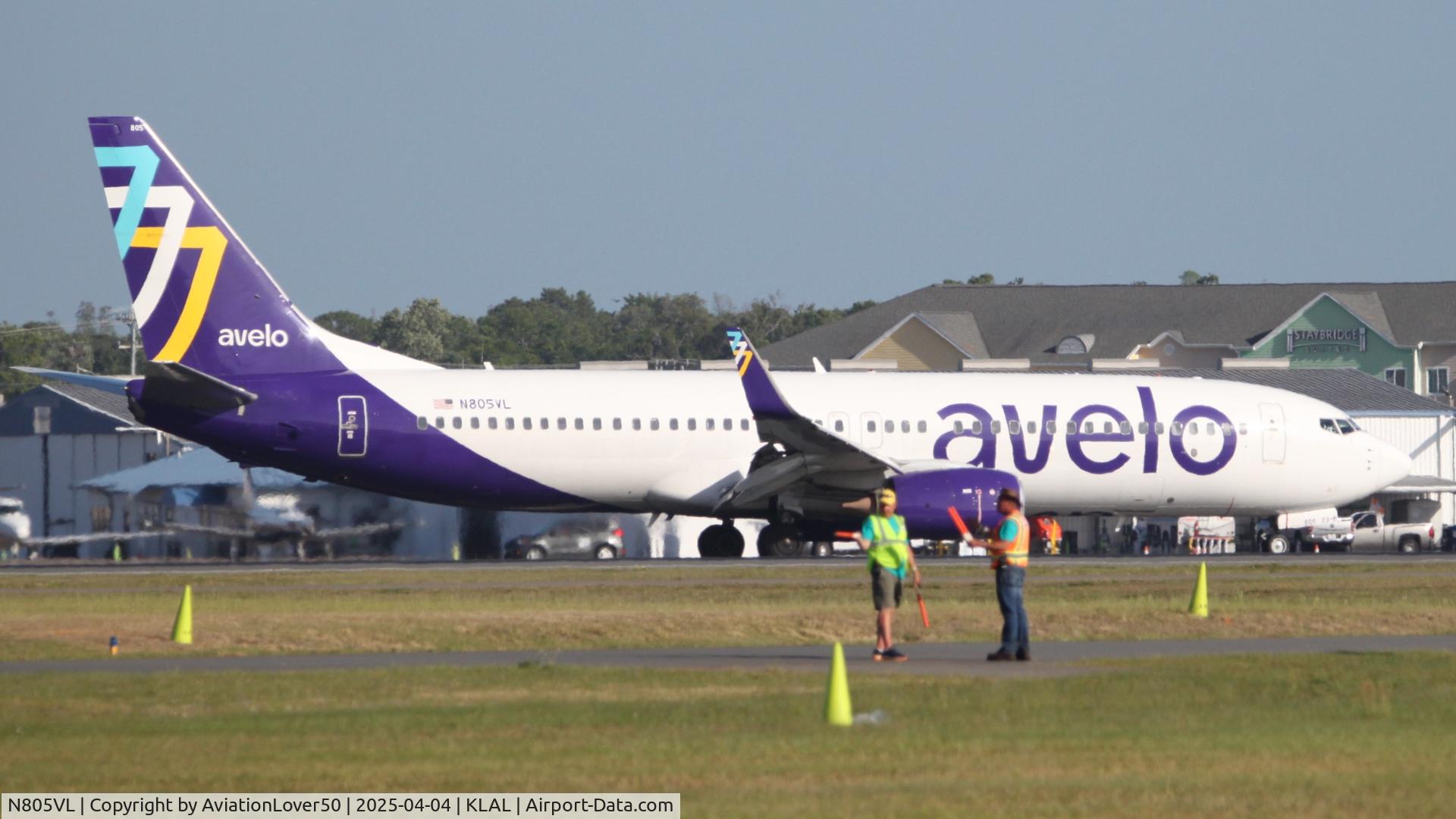 N805VL, 2012 Boeing 737-86N C/N 39401, Avelo 738